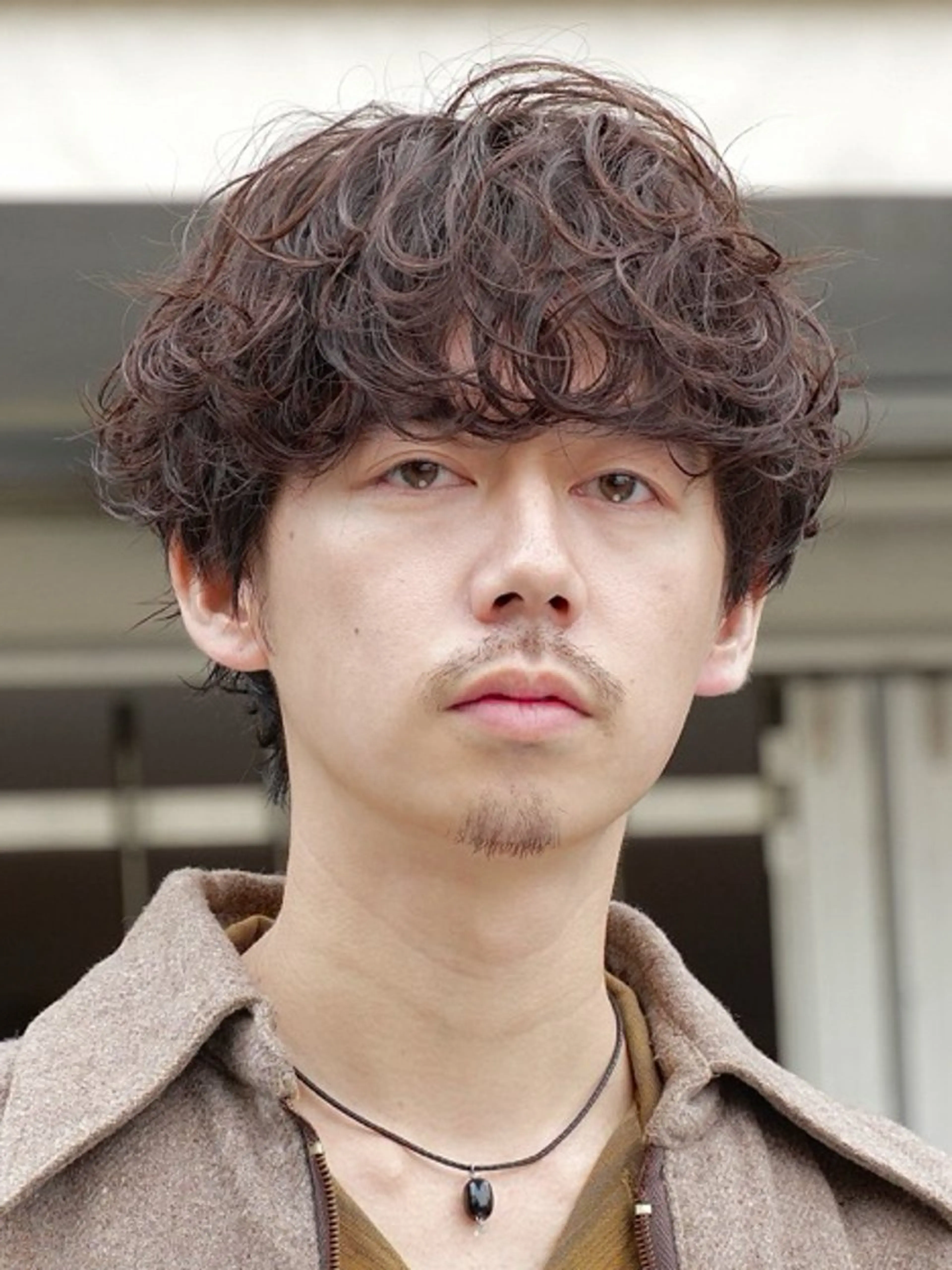 ミディアム パーマ メンズ ミディアムパーマ メンズパーマ 波巻きパーマ メンズウルフカット ウルフカット カット パーマ fifth名駅所属・メンズパーマ 名古屋/水谷颯のヘアスタイル