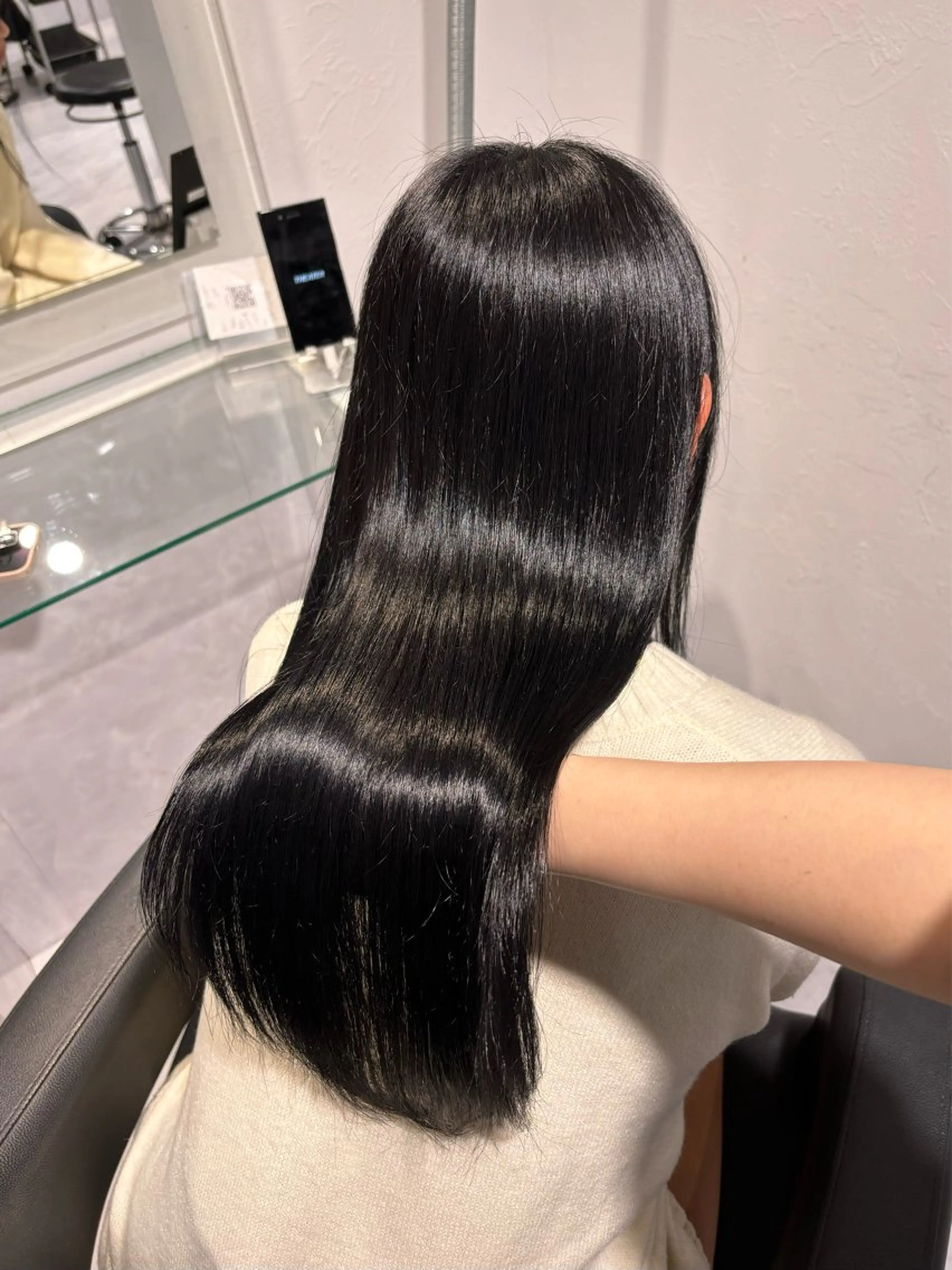 ロング カラー カット ヘアカラー トリートメント ヘッドスパ ヘアセット 表参道♡暗髪^ྀི 艶カラー♡アユミのヘアスタイル