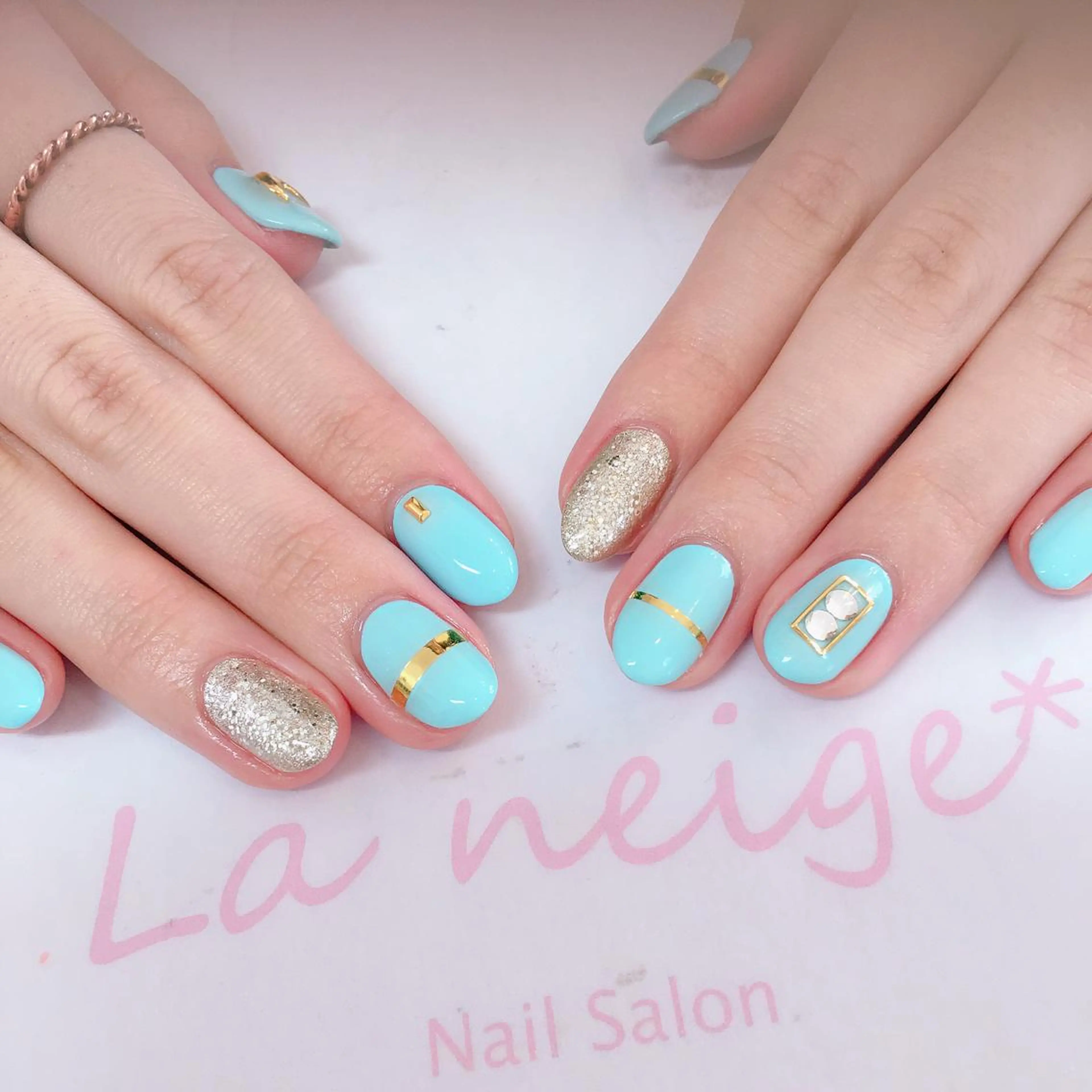 ネイル La neige* yuki 🥯🍑のネイルデザイン