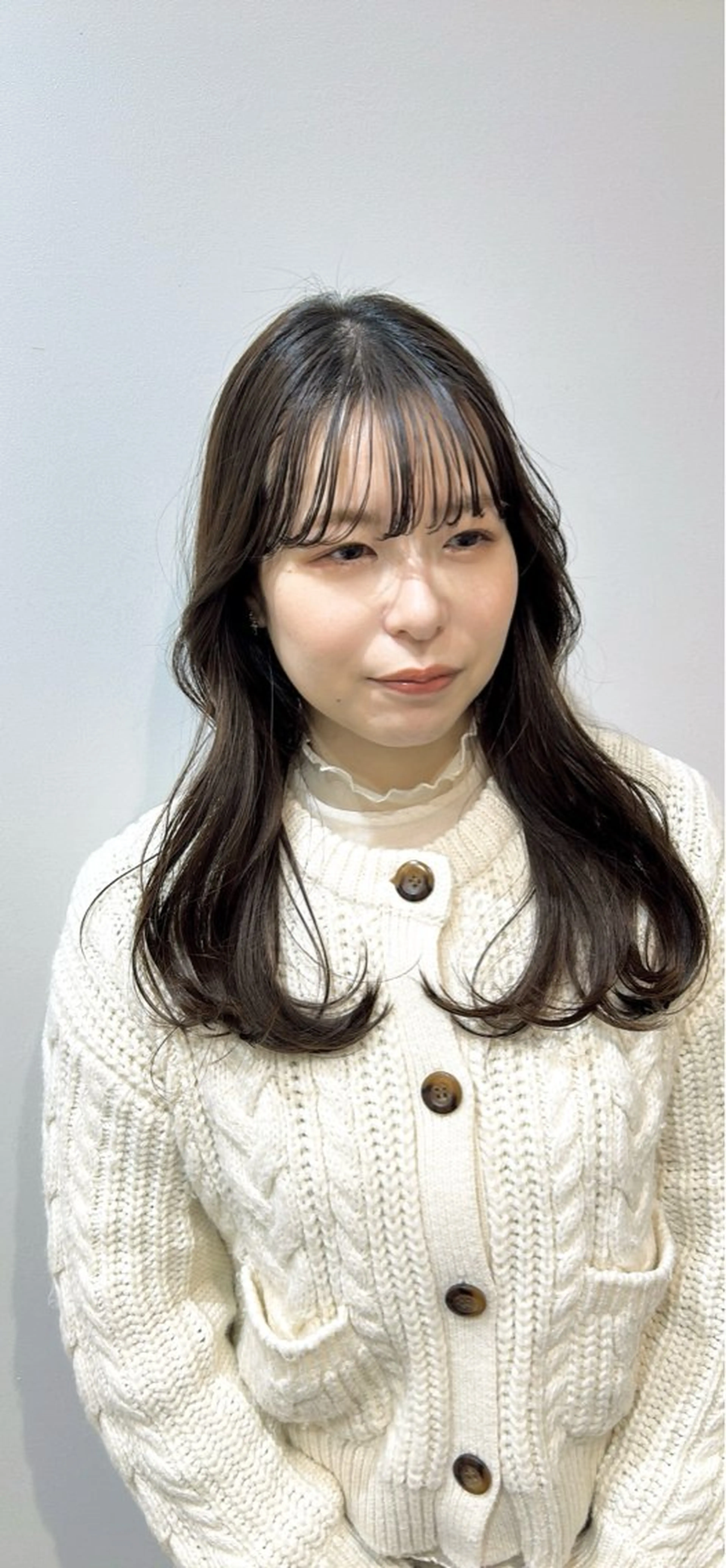 ロング カット ヘアカラー トリートメント 似合わせ艶髪カラー ❤️ハダユミのヘアスタイル