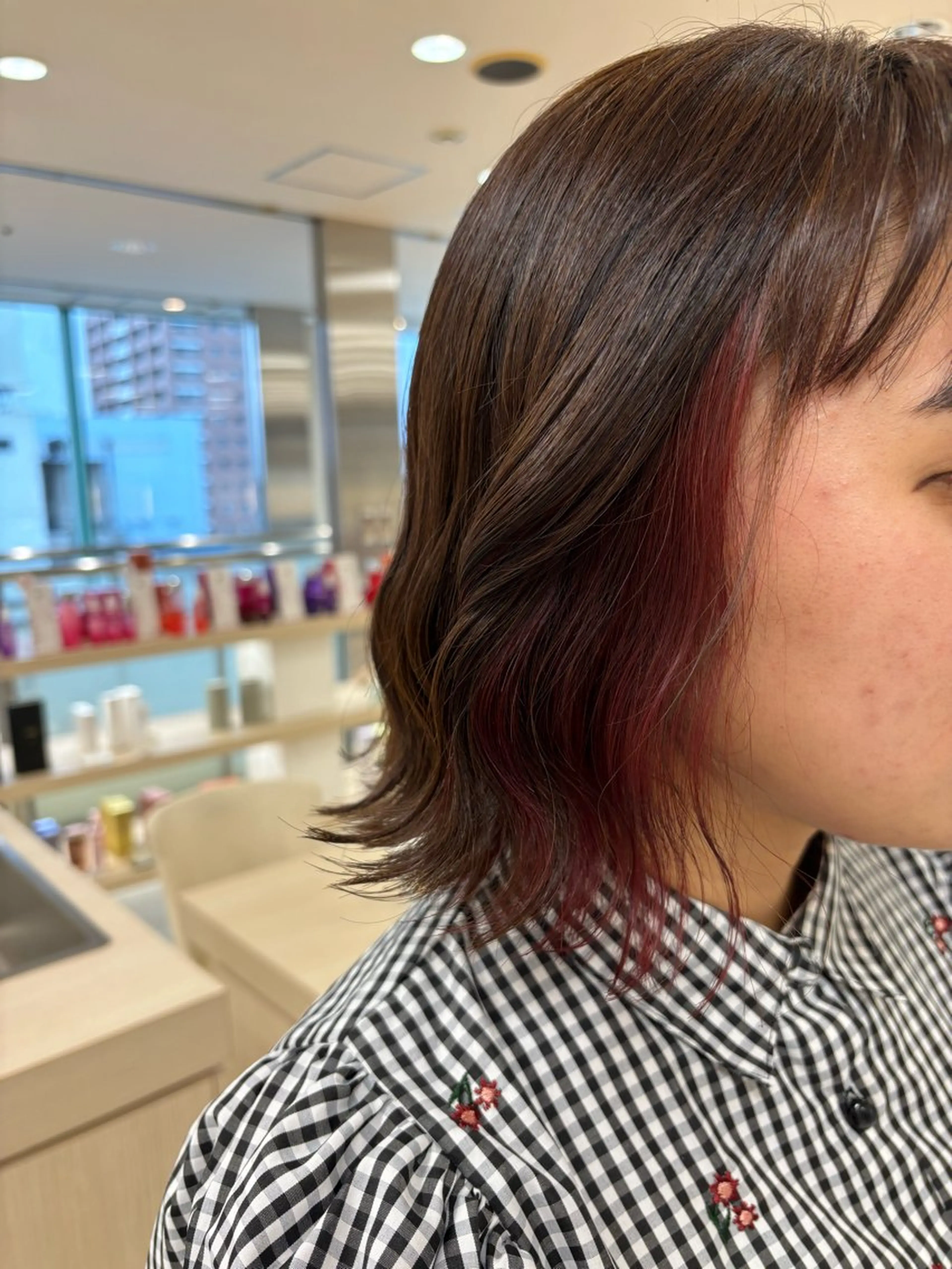 カラー 🎀暖色カラー/透明 感カラー/ひな🎀のヘアスタイル