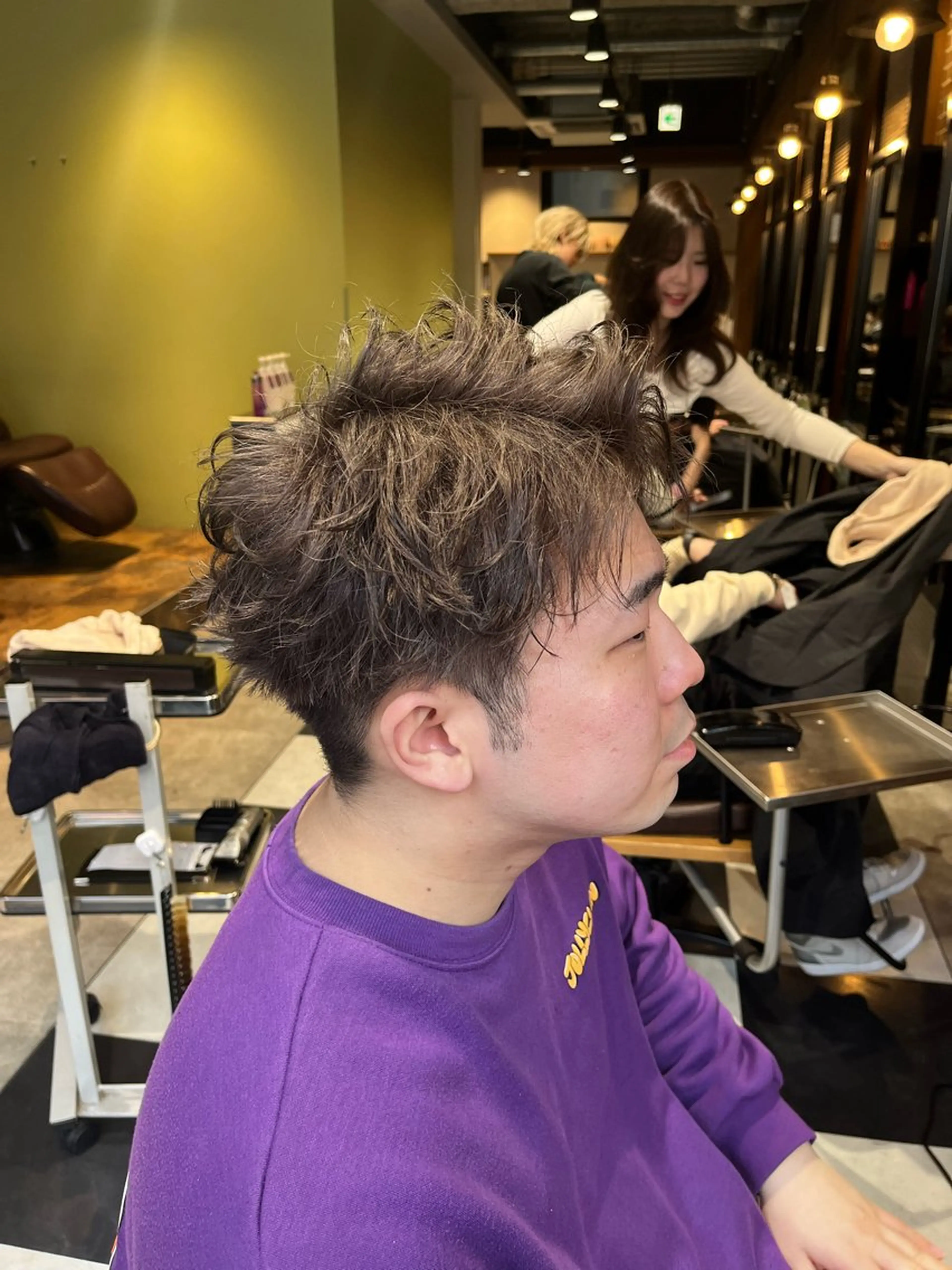 ショート カラー メンズ 🎧メンズパーマ特化 /RUI🎧のヘアスタイル