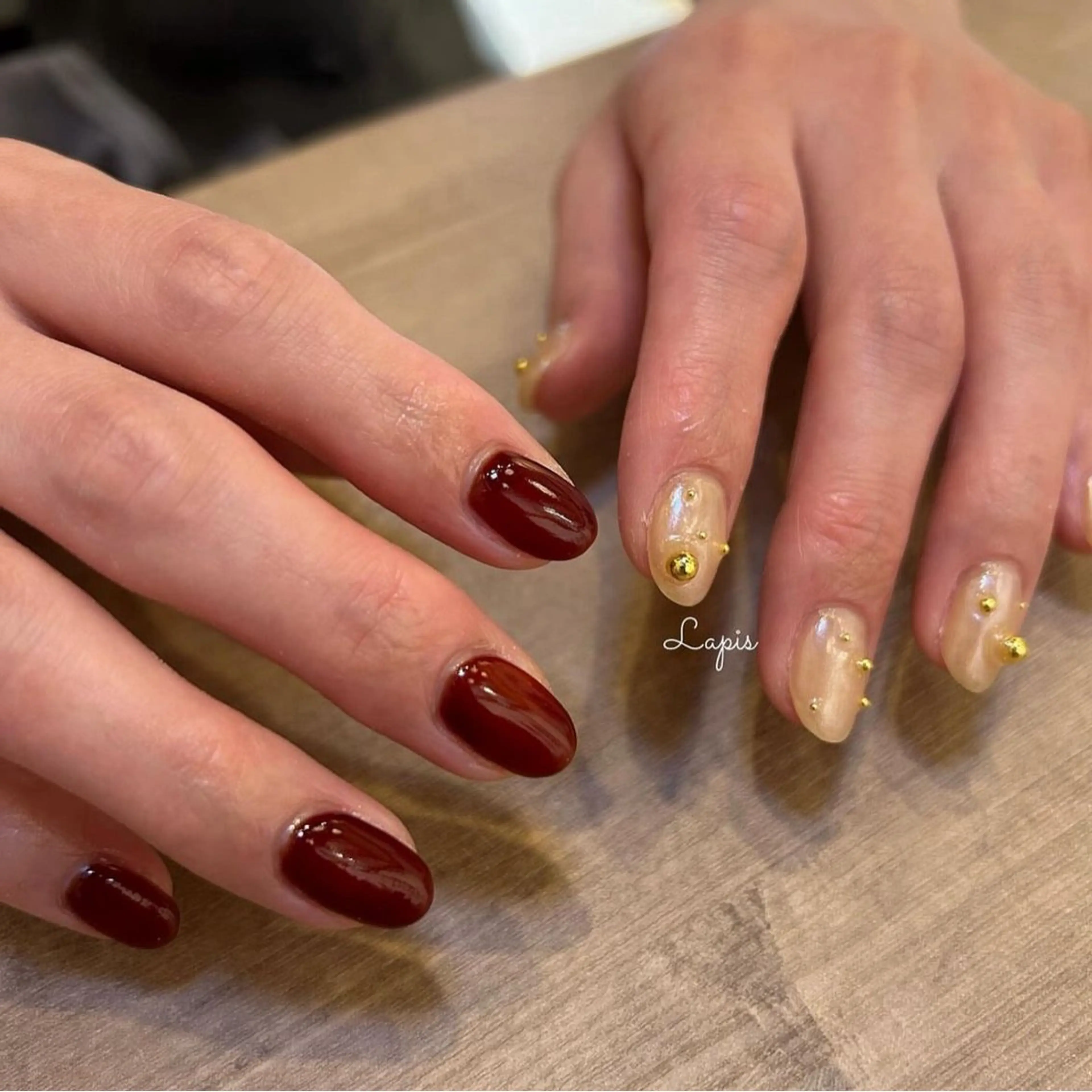 ネイル ハンドネイル Lapis *のネイルデザイン