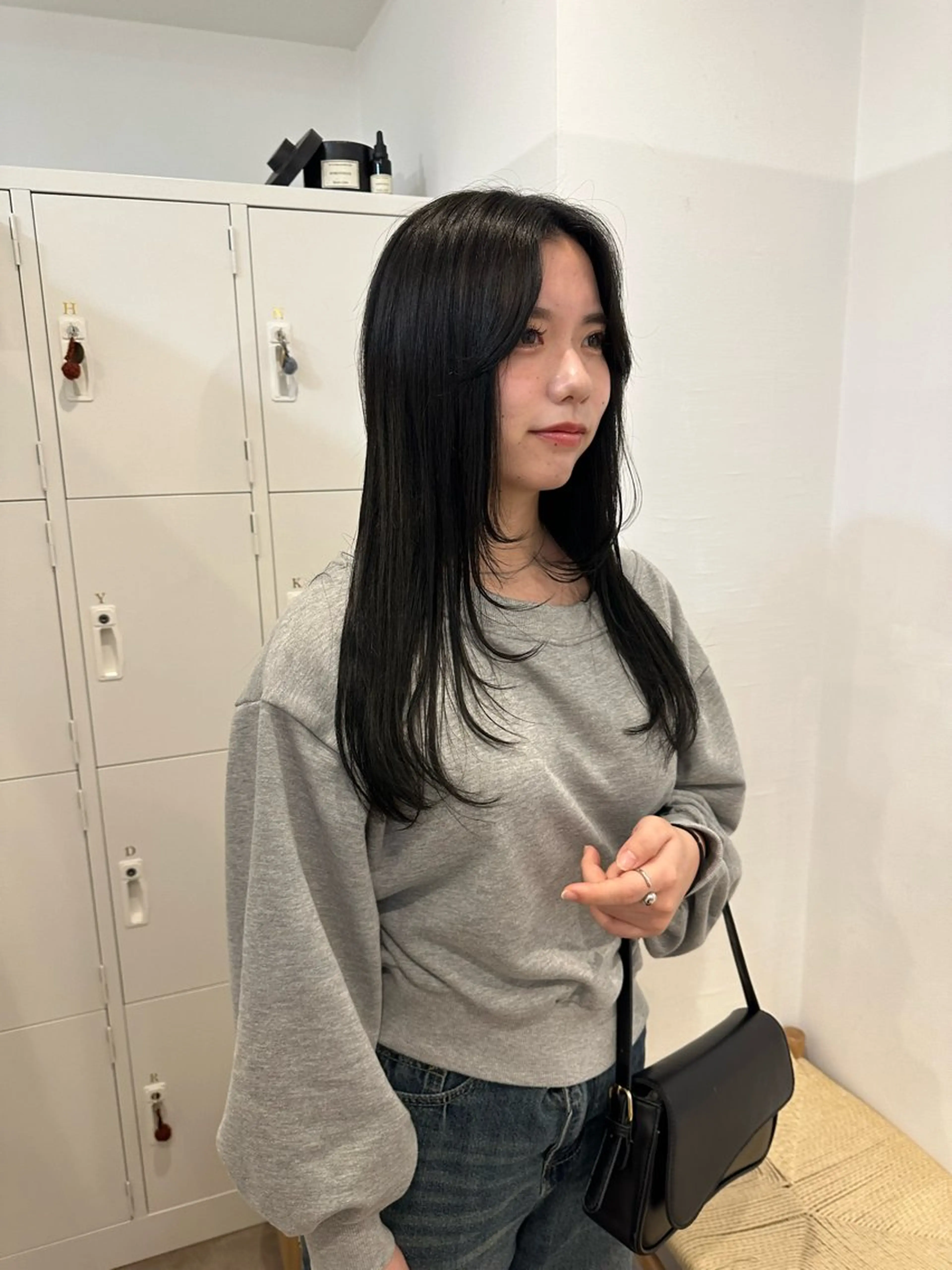 ロング カラー レイヤーカット カット ヘアカラー 梅田/柔らかカラー/ オオハシ リナコのヘアスタイル