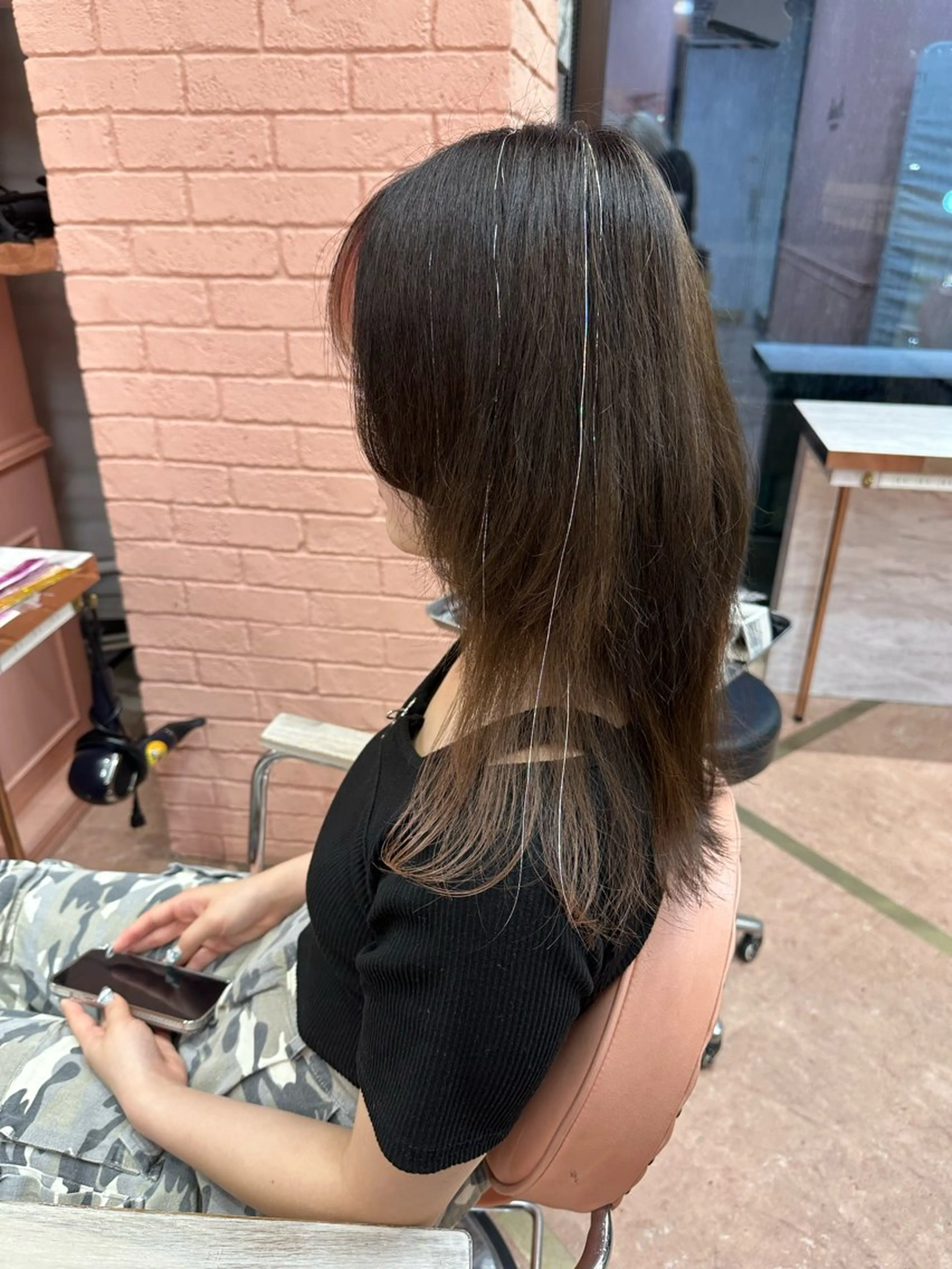 艶暖色/ベージュ SAKI💜のヘアスタイル