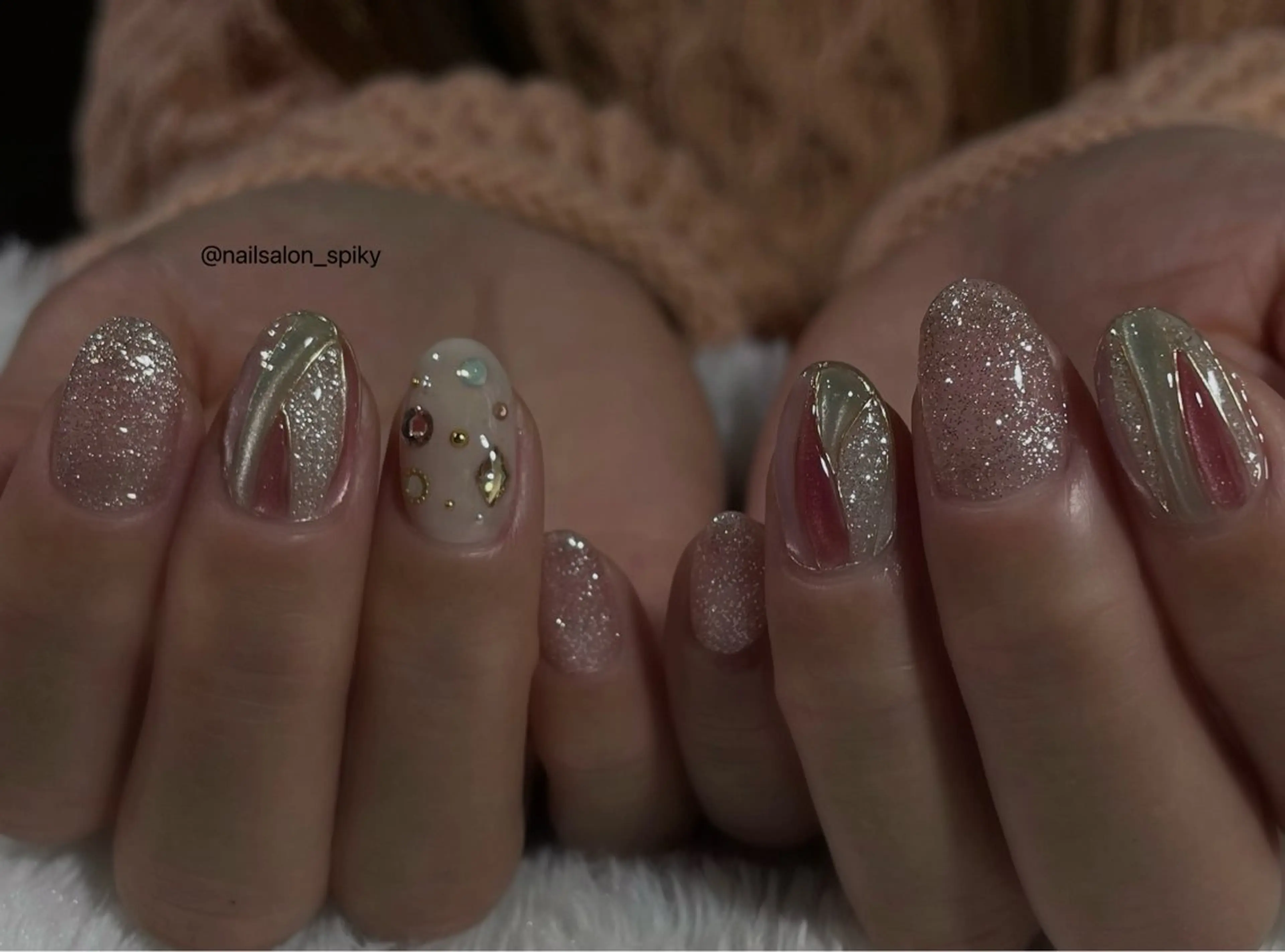 ネイル Spiky とうげ ふうかのネイルデザイン