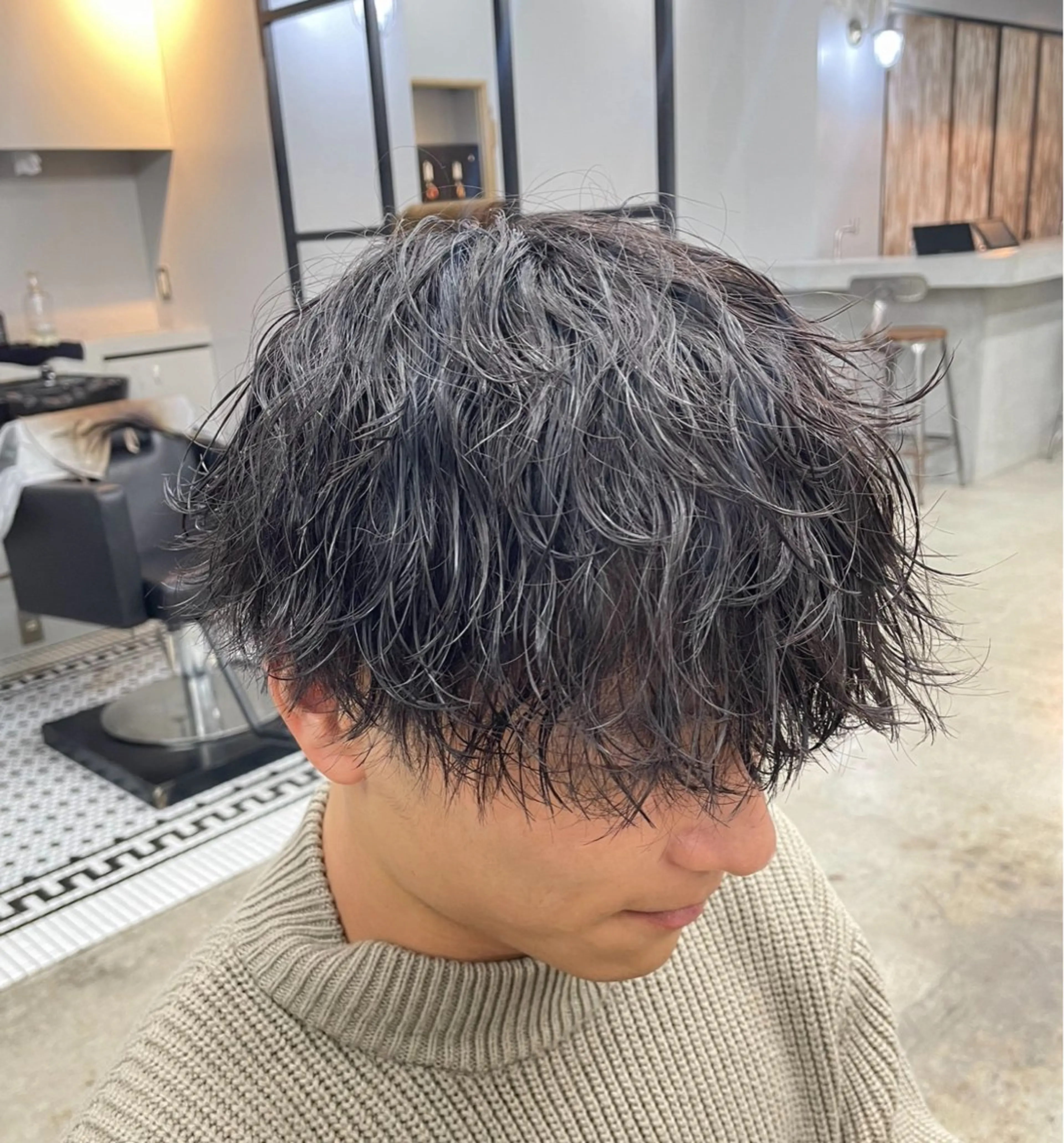 【✨メンズ限定✨】カット＋カラー＋パーマ＋トリートメント＋ヘアセットの写真