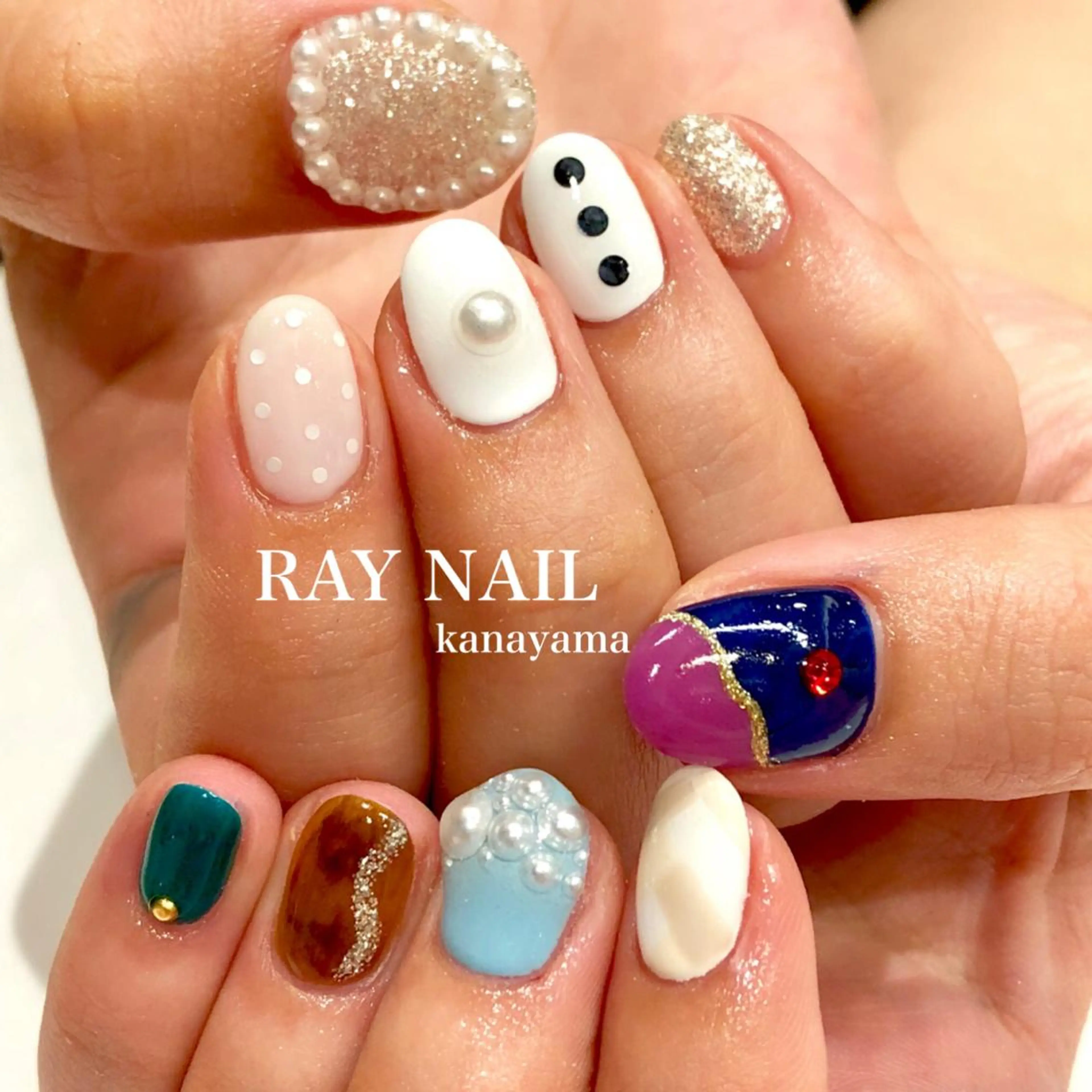 ネイル Arowa 伊田のネイルデザイン