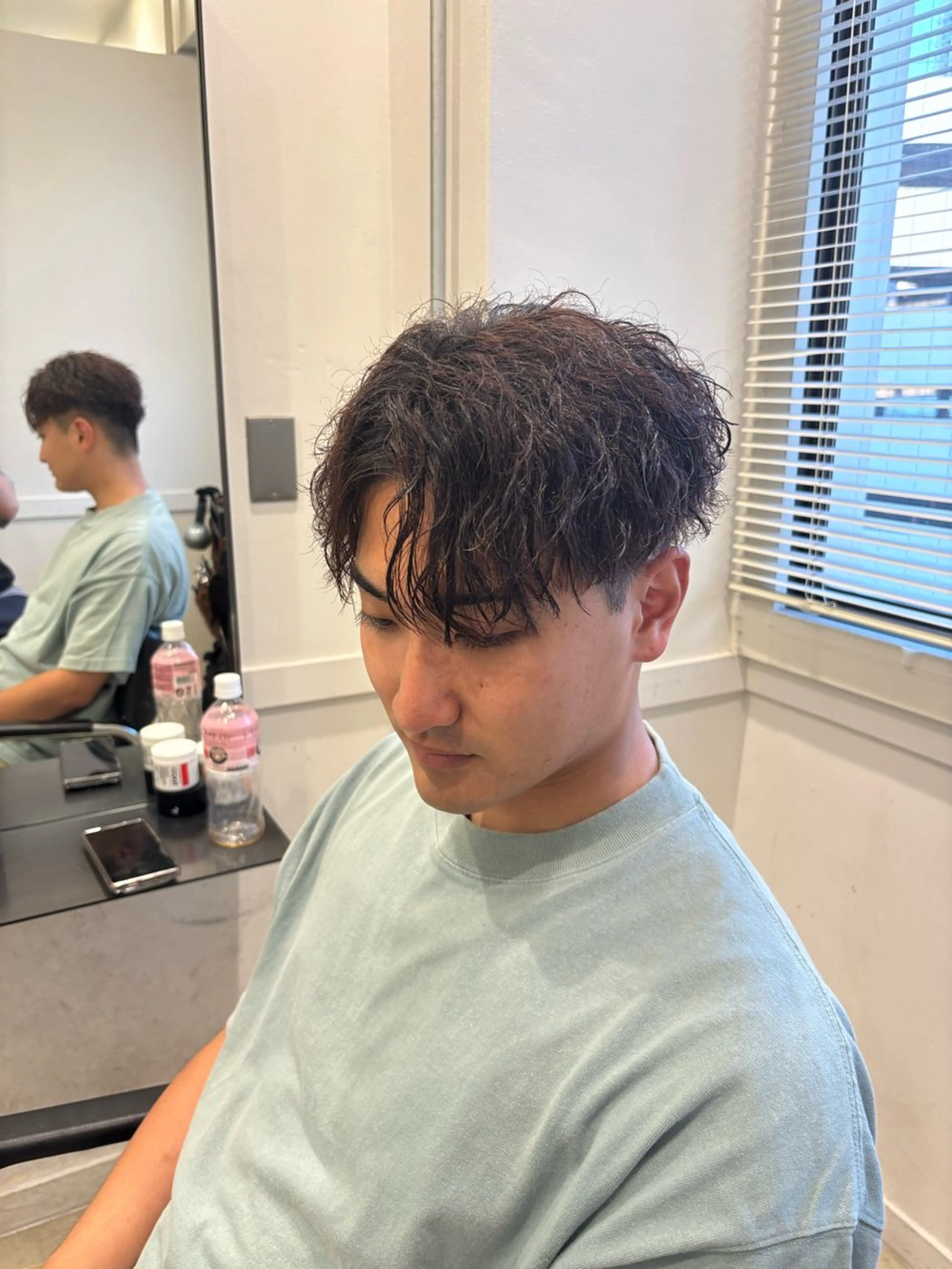 パーマ メンズ カット パーマ ヘッドスパ Go   Today シェアサロン　横浜店所属・【ただの天才 🎨】のヘアスタイル