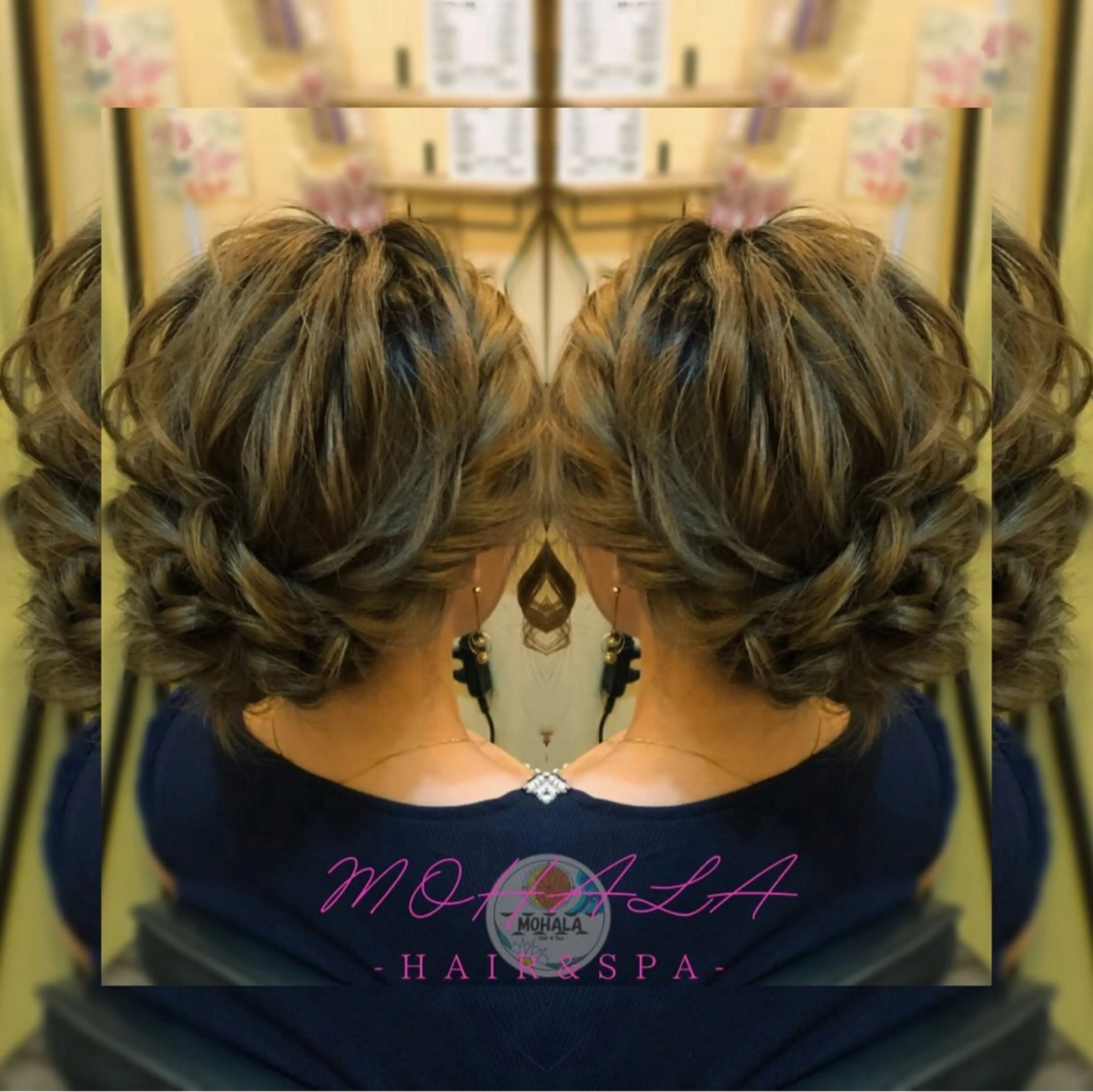 ミディアム ヘアアレンジ Yamauchi natsumiのヘアスタイル