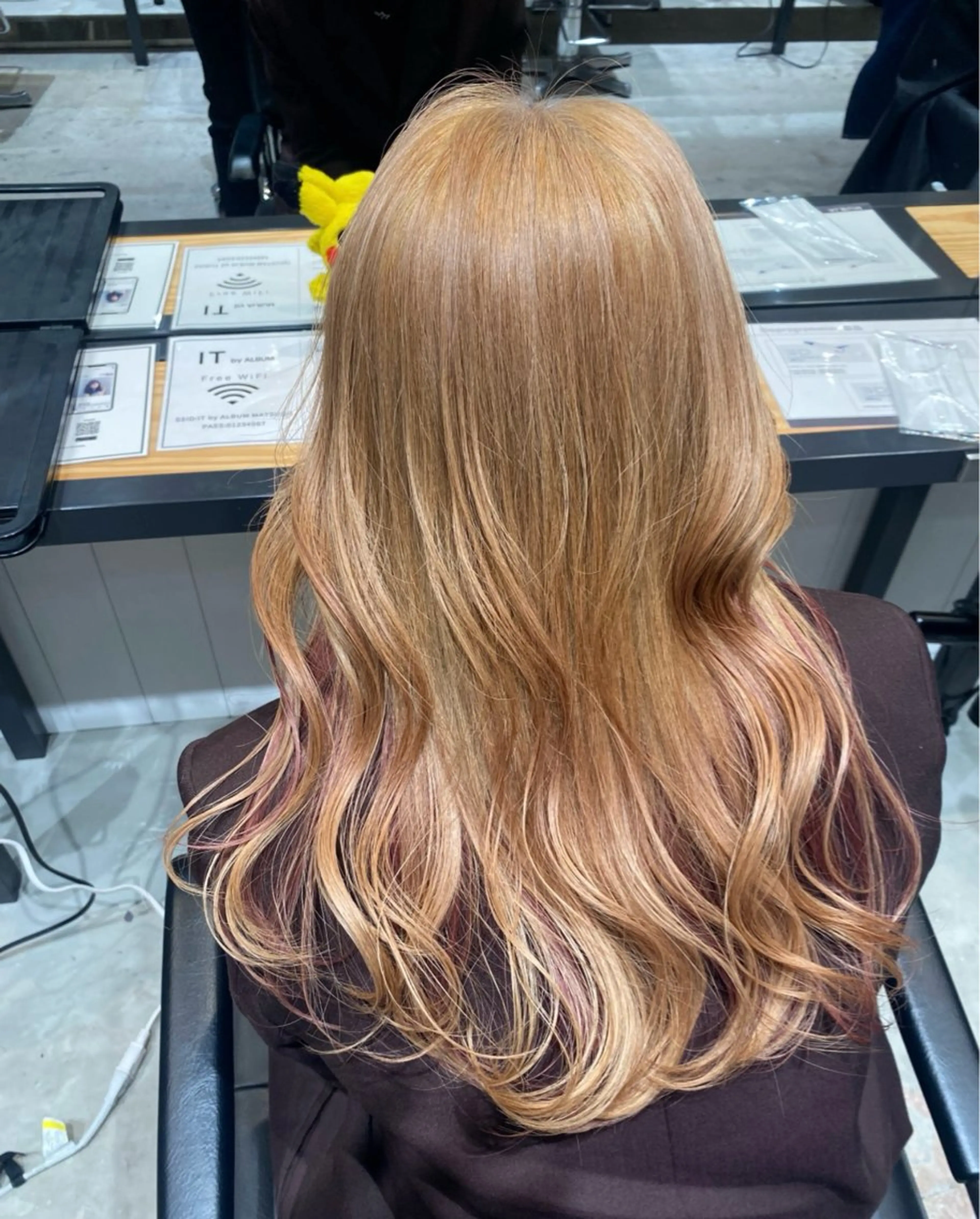 ロング カラー ヘアカラー トリートメント share salon OXY 渋谷店所属・髪質改善×ケア ブリーチ/KEIGOのヘアスタイル