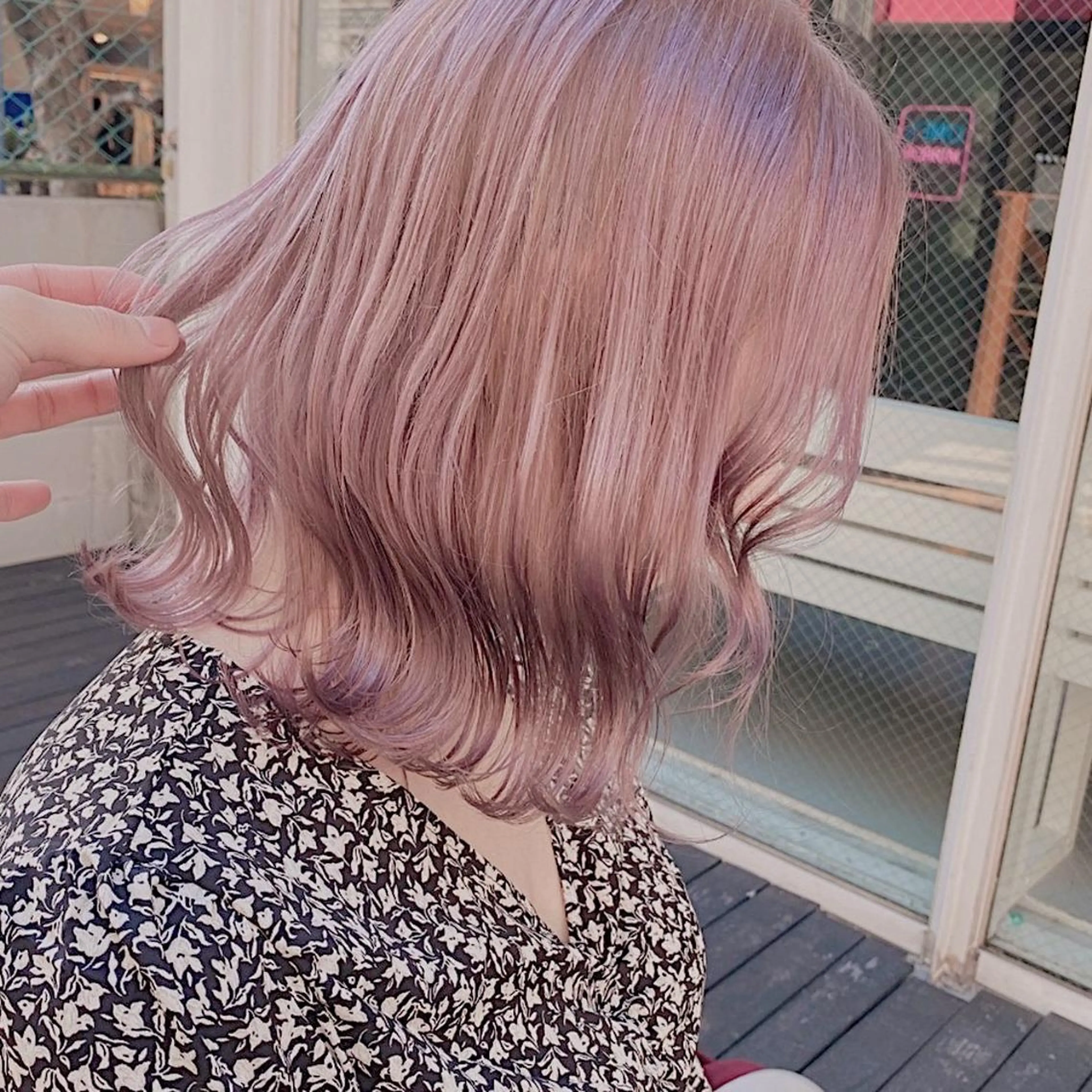 ミディアム ❄️💛エクステ ブリーチ❄️yukiのヘアスタイル