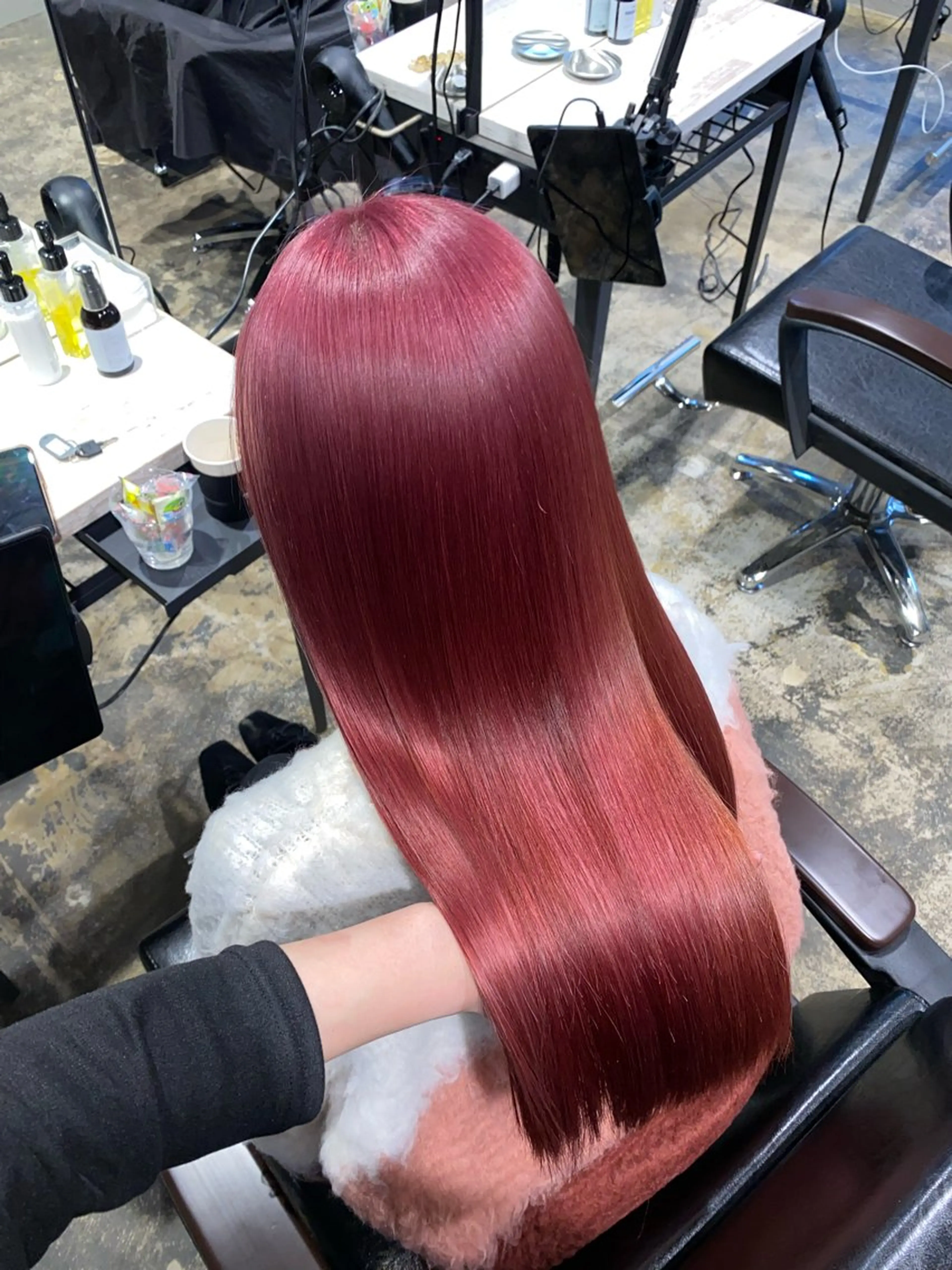 カラー ハッシュカット レイヤー/ juriのヘアスタイル