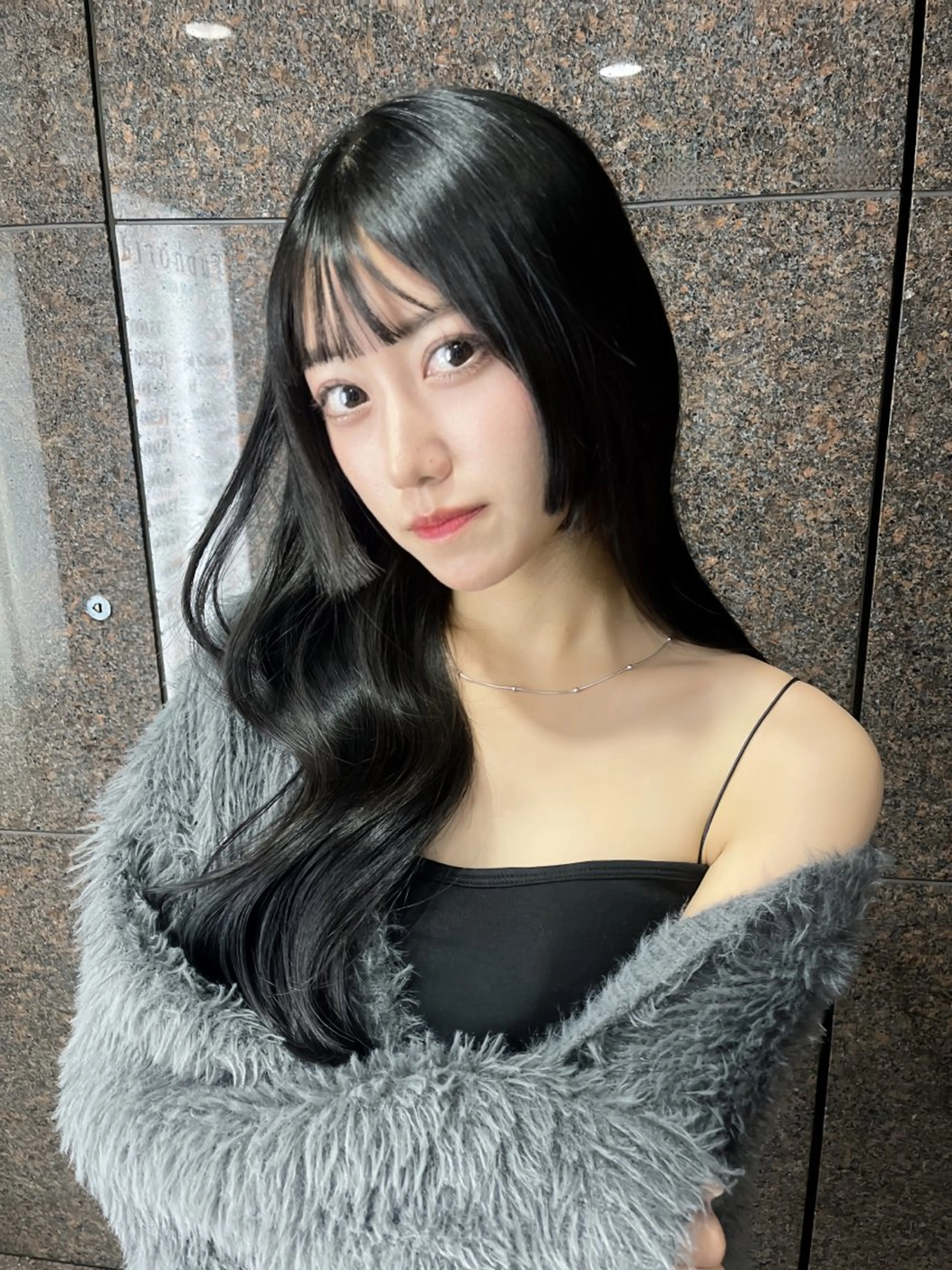 ロング メンズセンターパート 🇰🇷wakanaのヘアスタイル