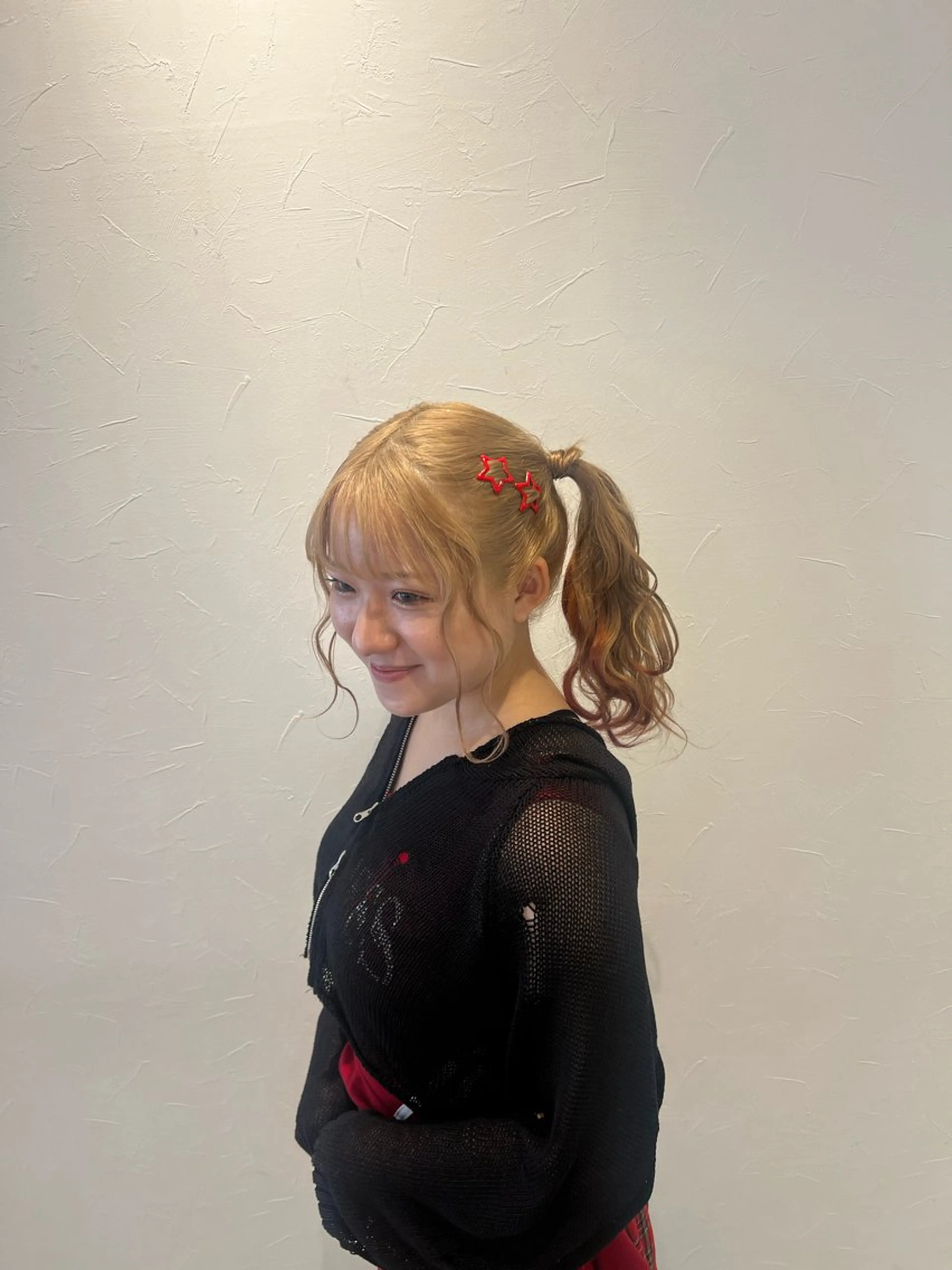 セミロング ヘアアレンジ ヘアセット/ふわモテ yuki♡♡のヘアスタイル