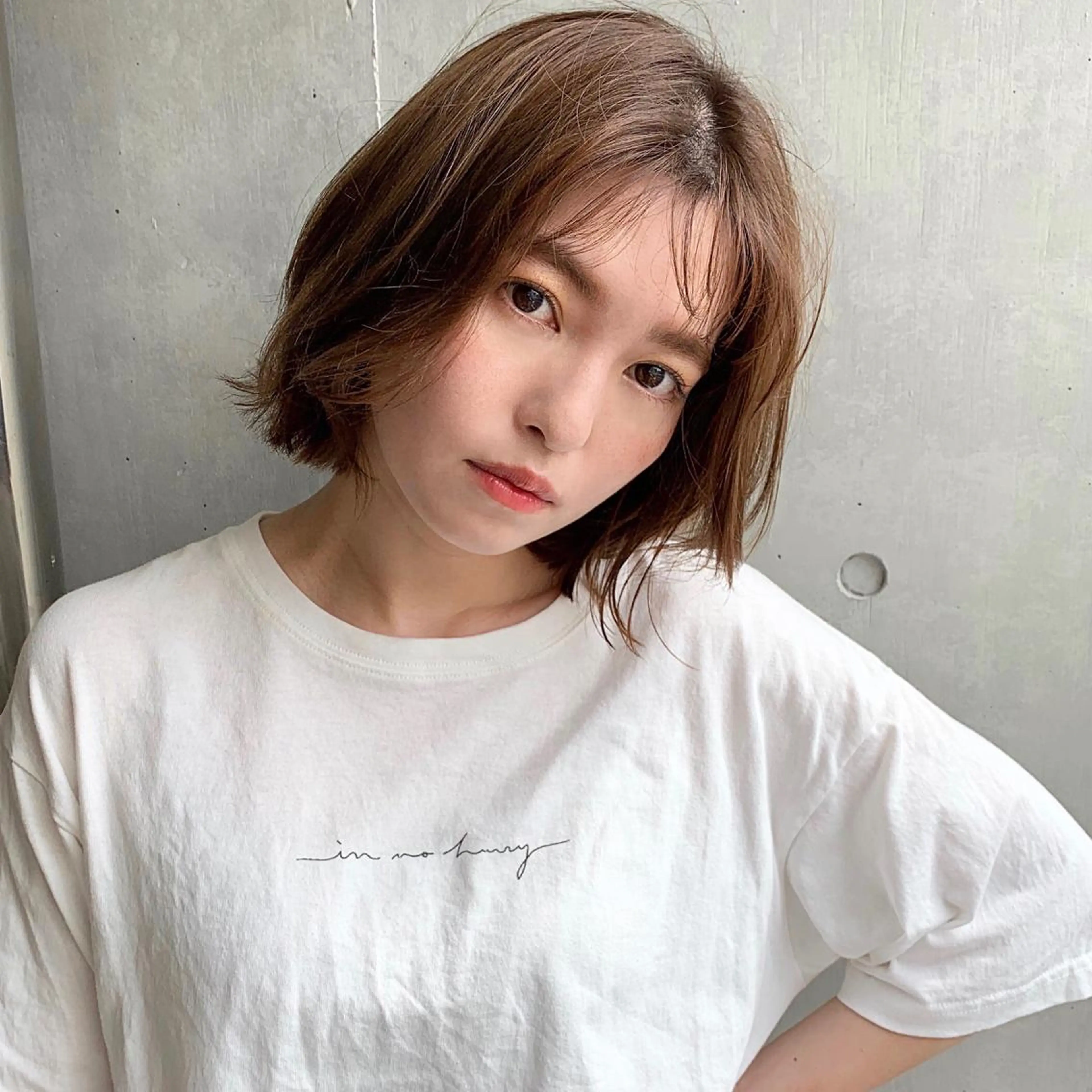 ミディアム カラー Sana / 韓国ヘア / カラーのヘアスタイル