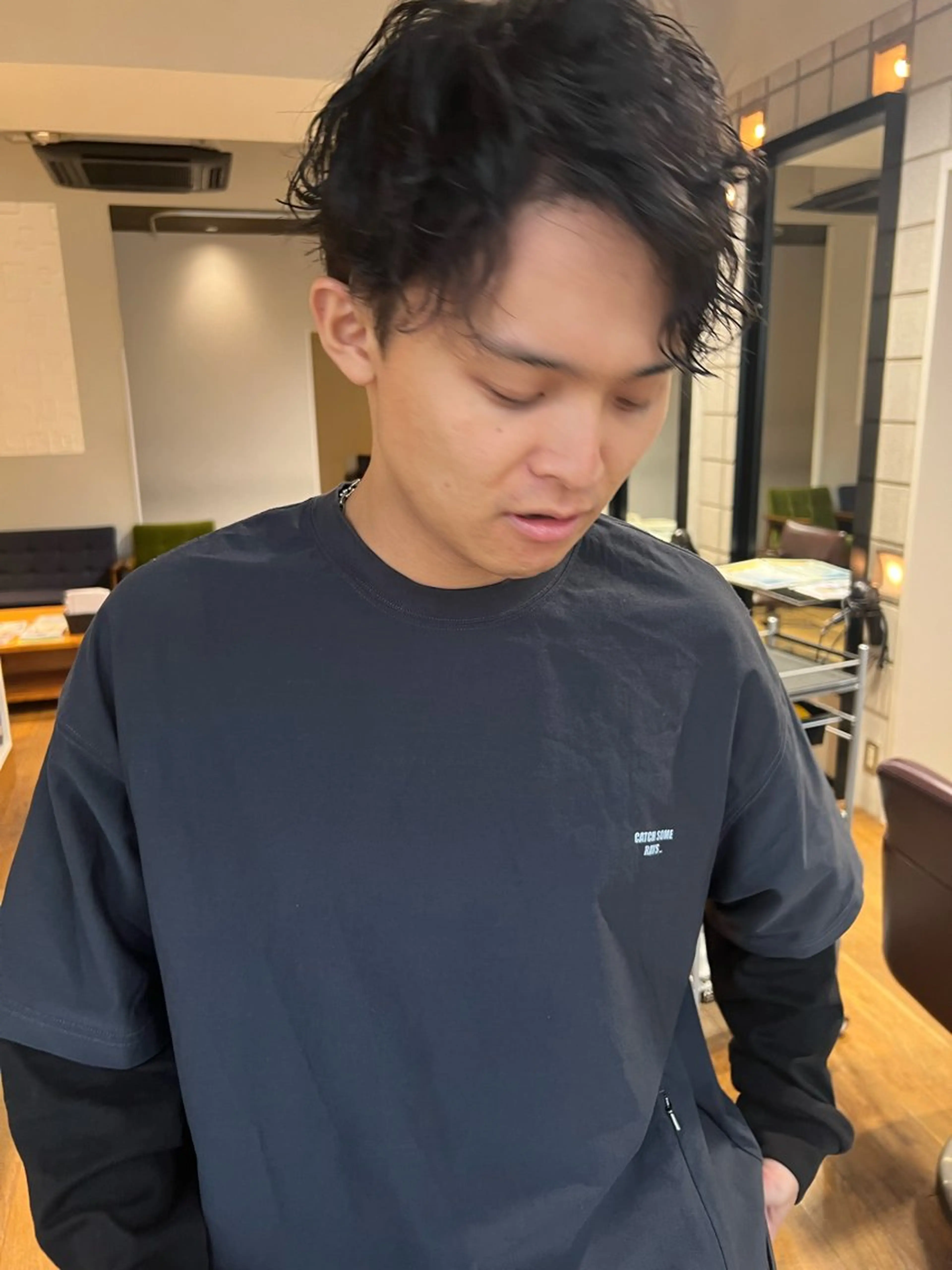 メンズ メンズパーマ カット パーマ 松本  夏海のヘアスタイル