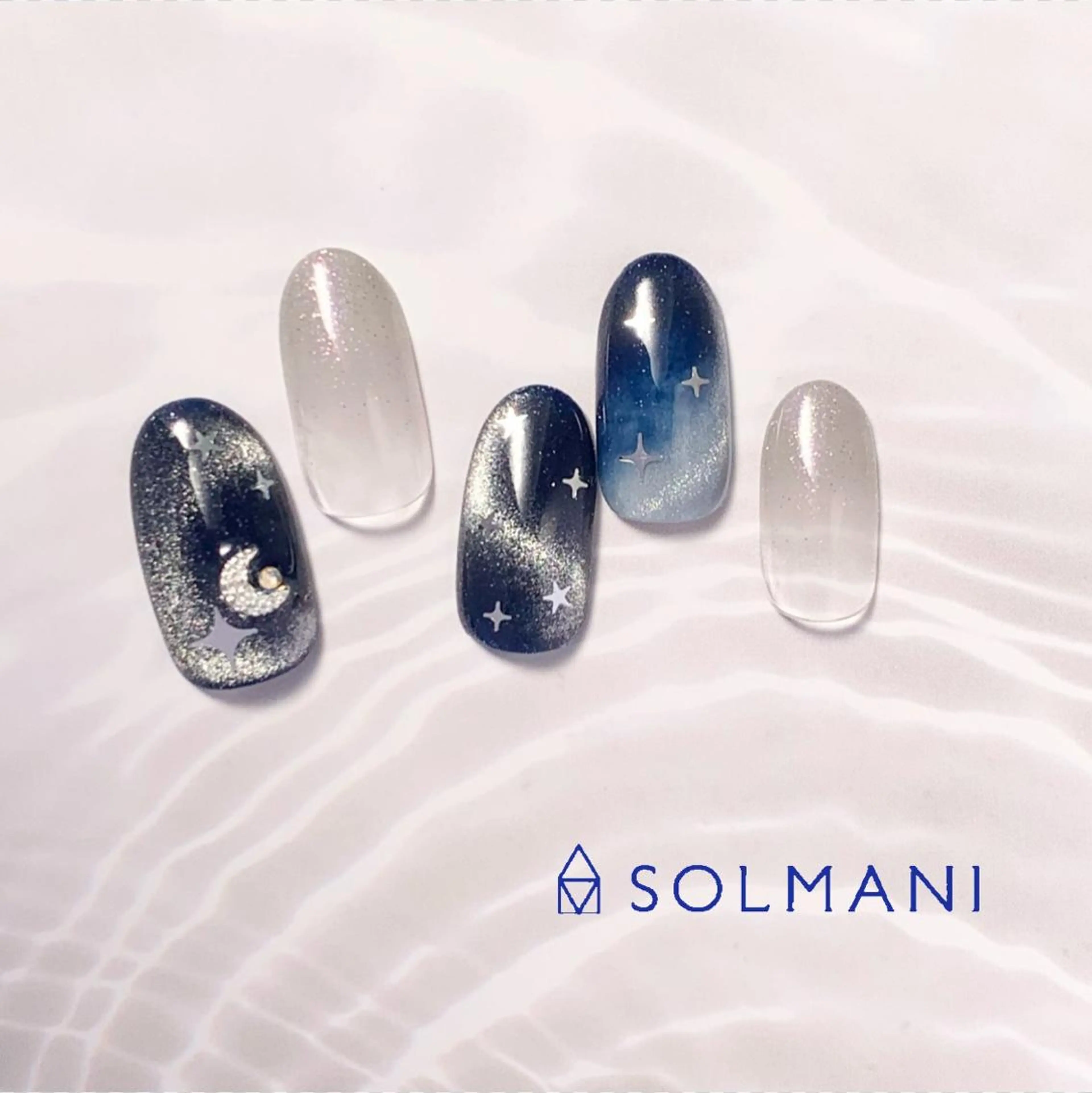 ネイル マグネットネイル SOLMANI 予約担当のネイルデザイン