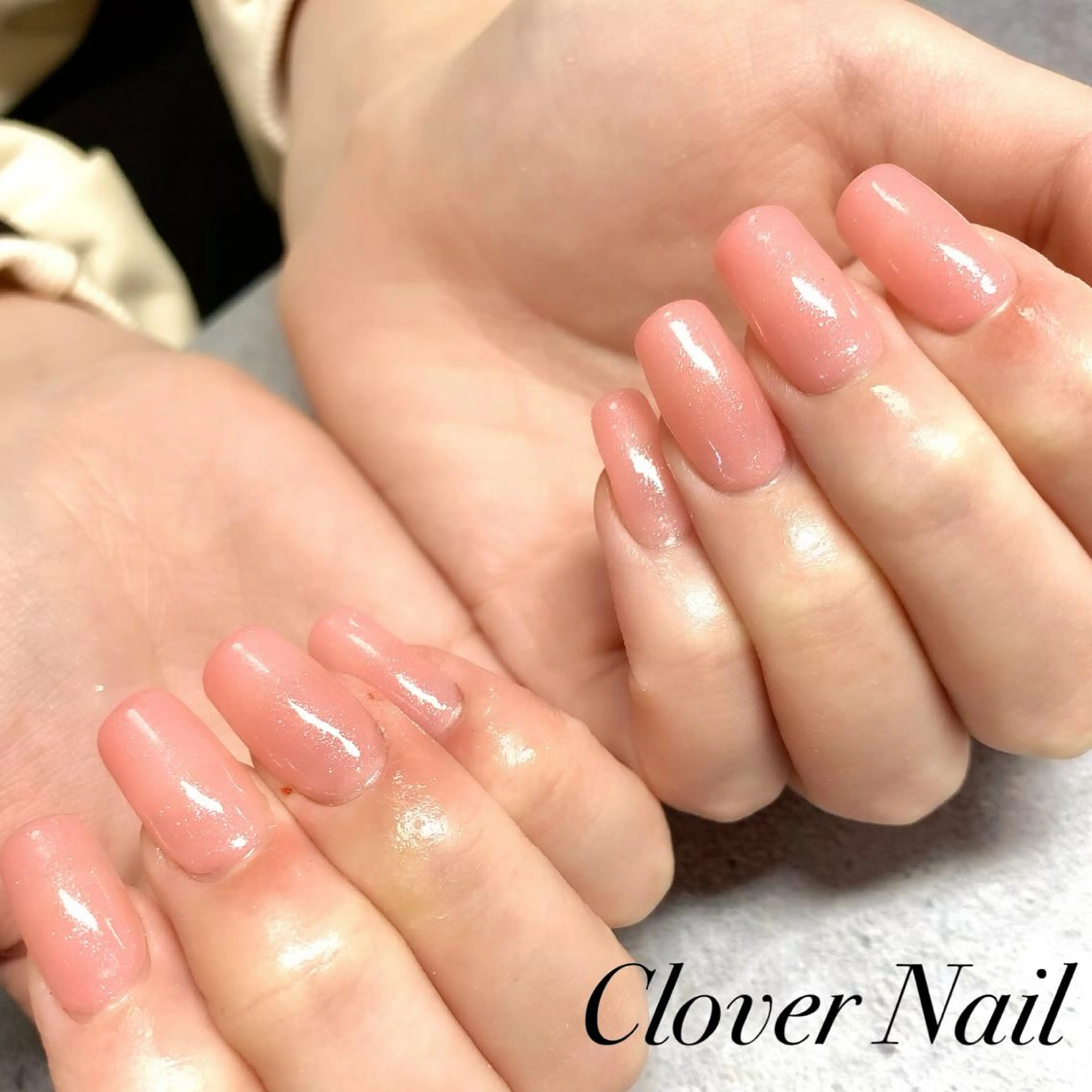 ネイル フットネイル ジェルネイル マグネットネイル ニュアンスネイル ワンカラーネイル clover nailのネイルデザイン