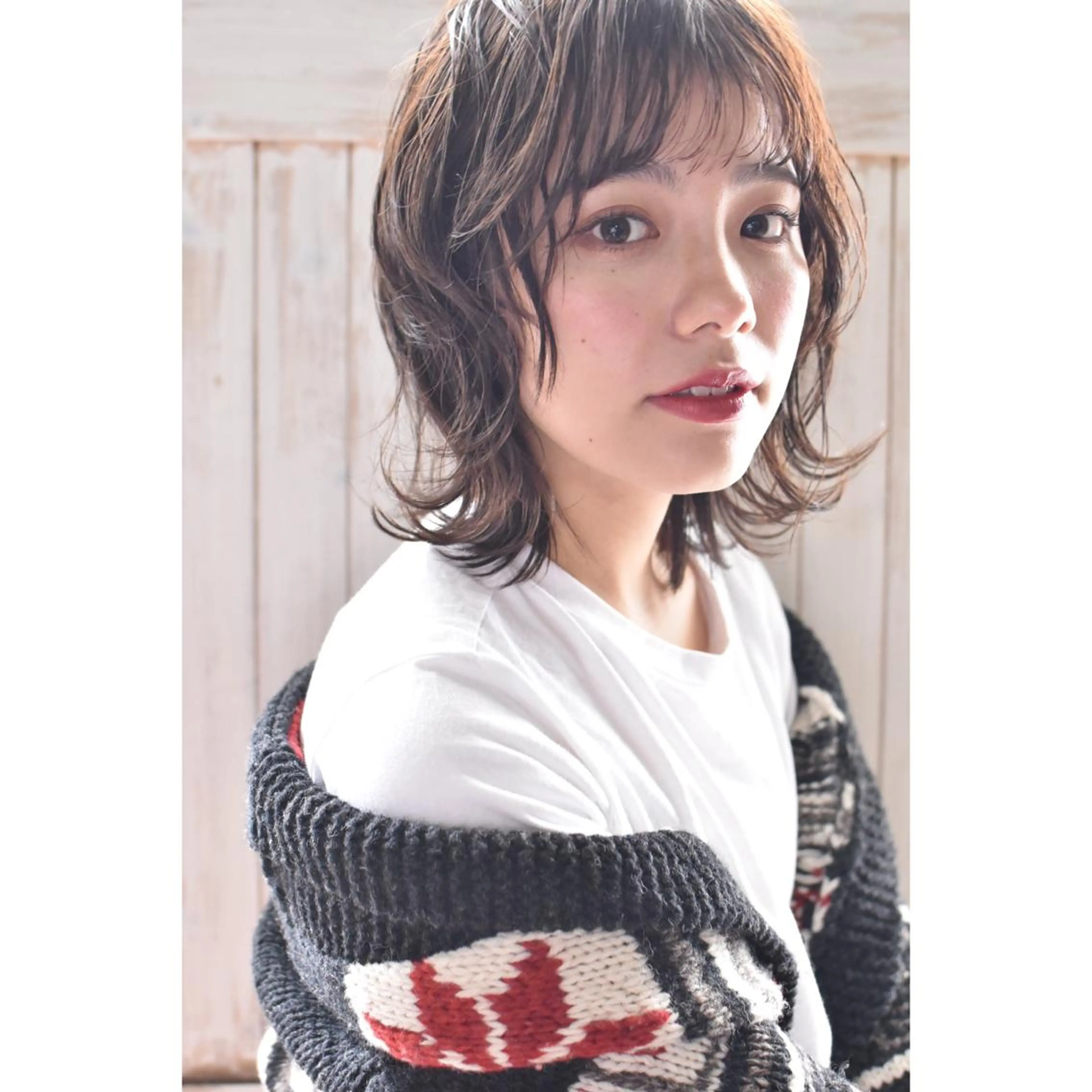 ミディアム カラー パーマ メンズ カット ヘアカラー パーマ トリートメント 南堀江🌿パーマ Tetsu【テツ】のヘアスタイル