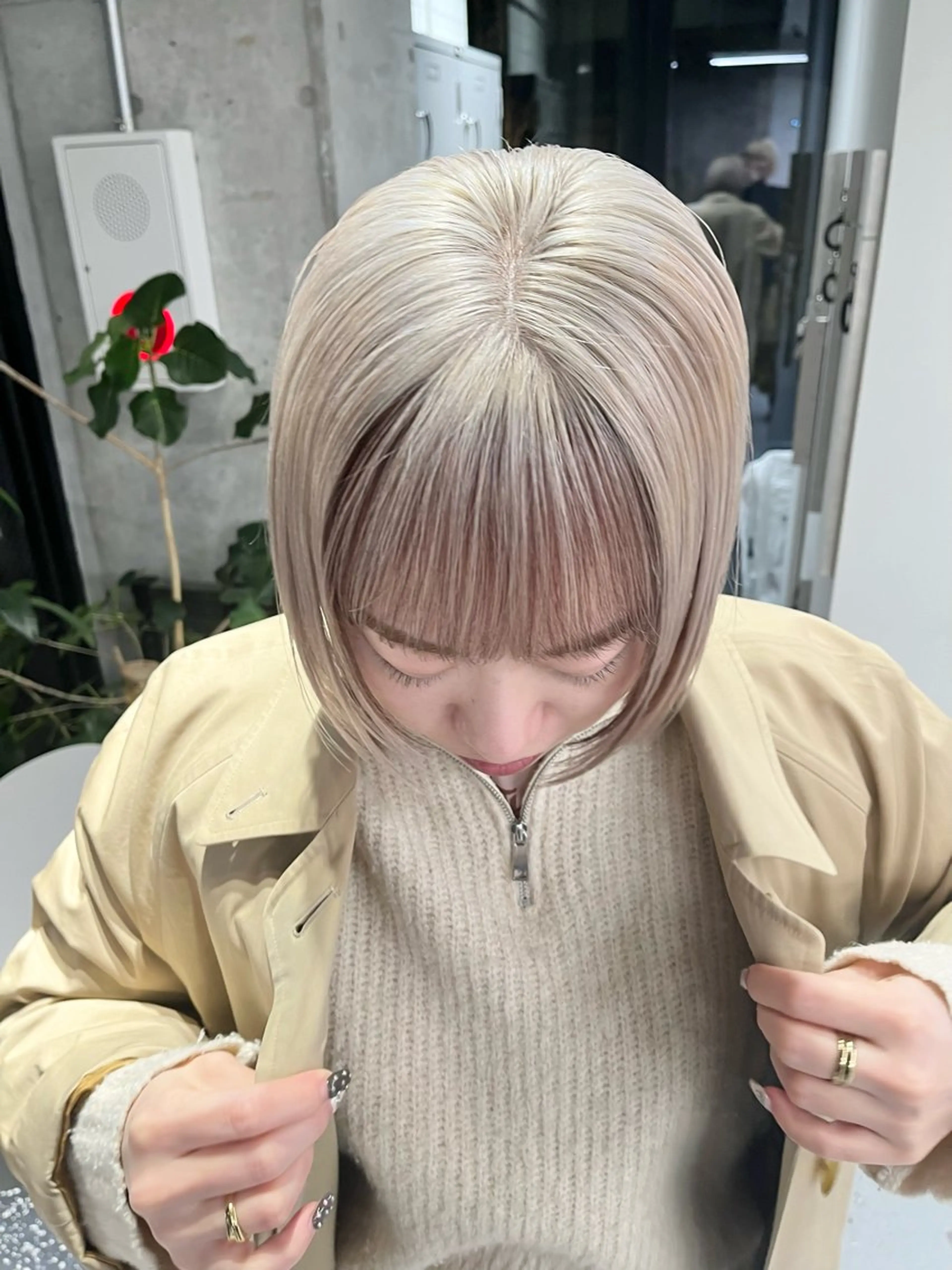 カラー 艶ブリーチ/表参道 ハイトーン /実乃梨のヘアスタイル