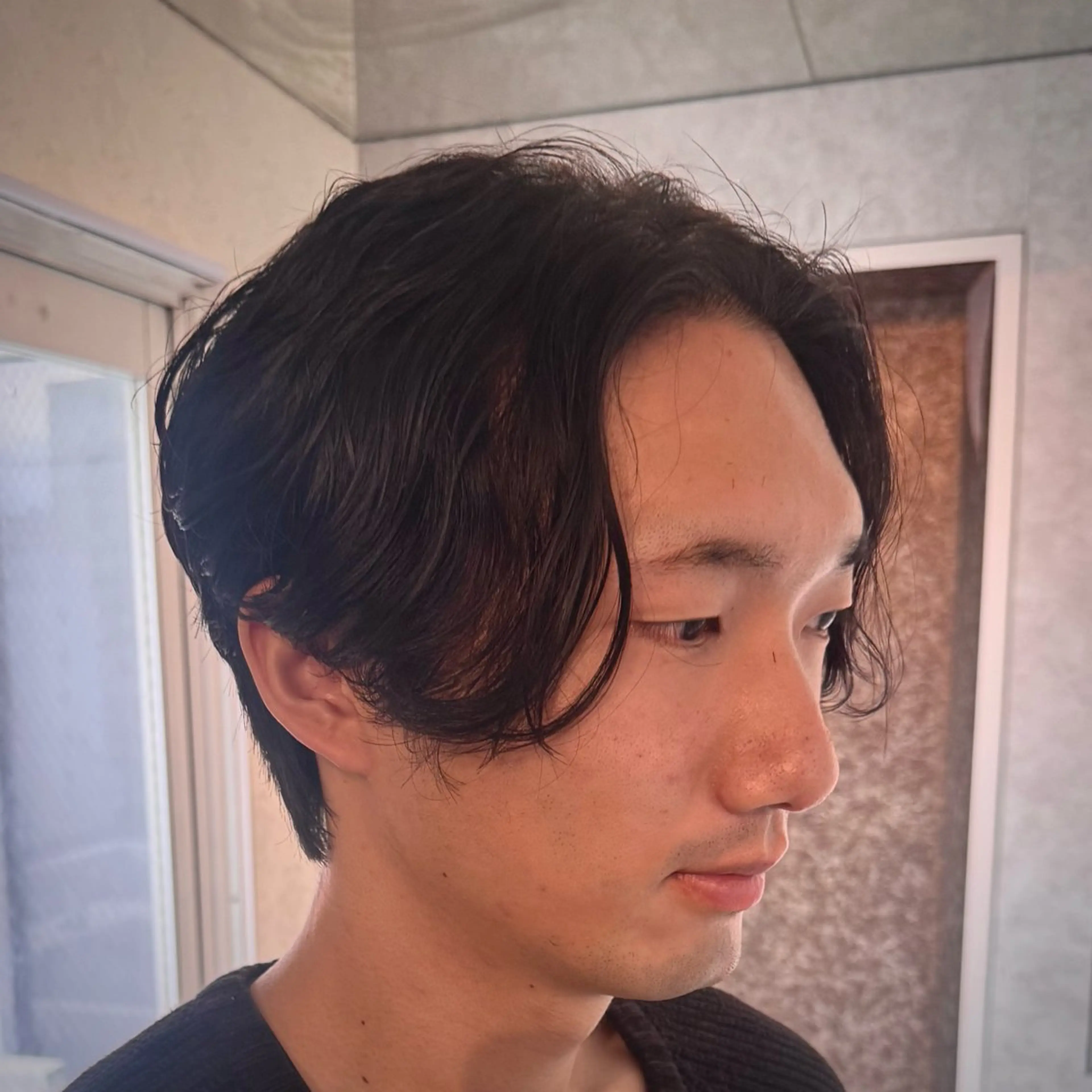 ショート パーマ メンズ フェザーパーマ メンズパーマ カット パーマ GLADMAN'S CUT CLUB 立川所属・立川メンズカット/ メンズパーマ💈三上のヘアスタイル