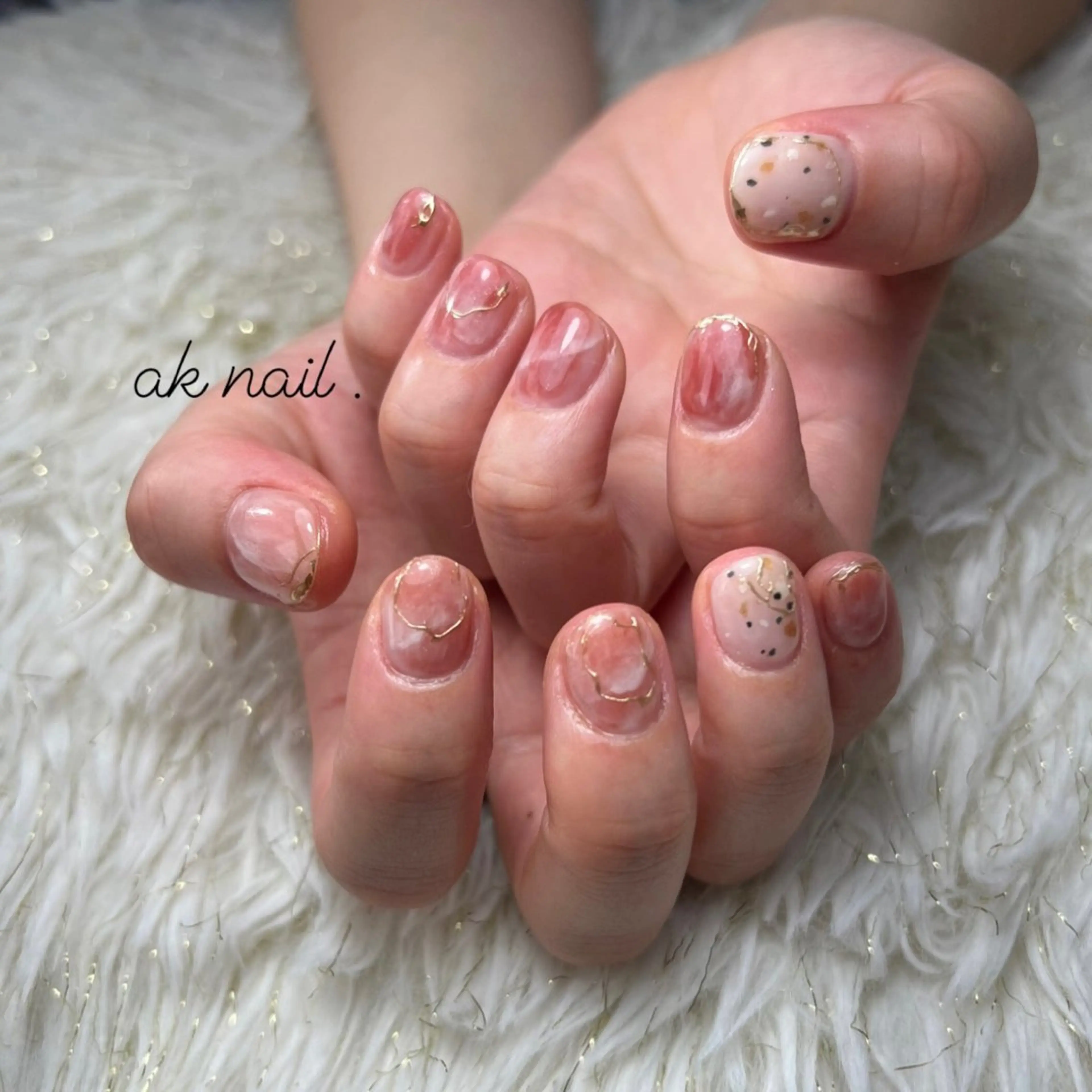 ネイル ハンドネイル ak nail .のネイルデザイン