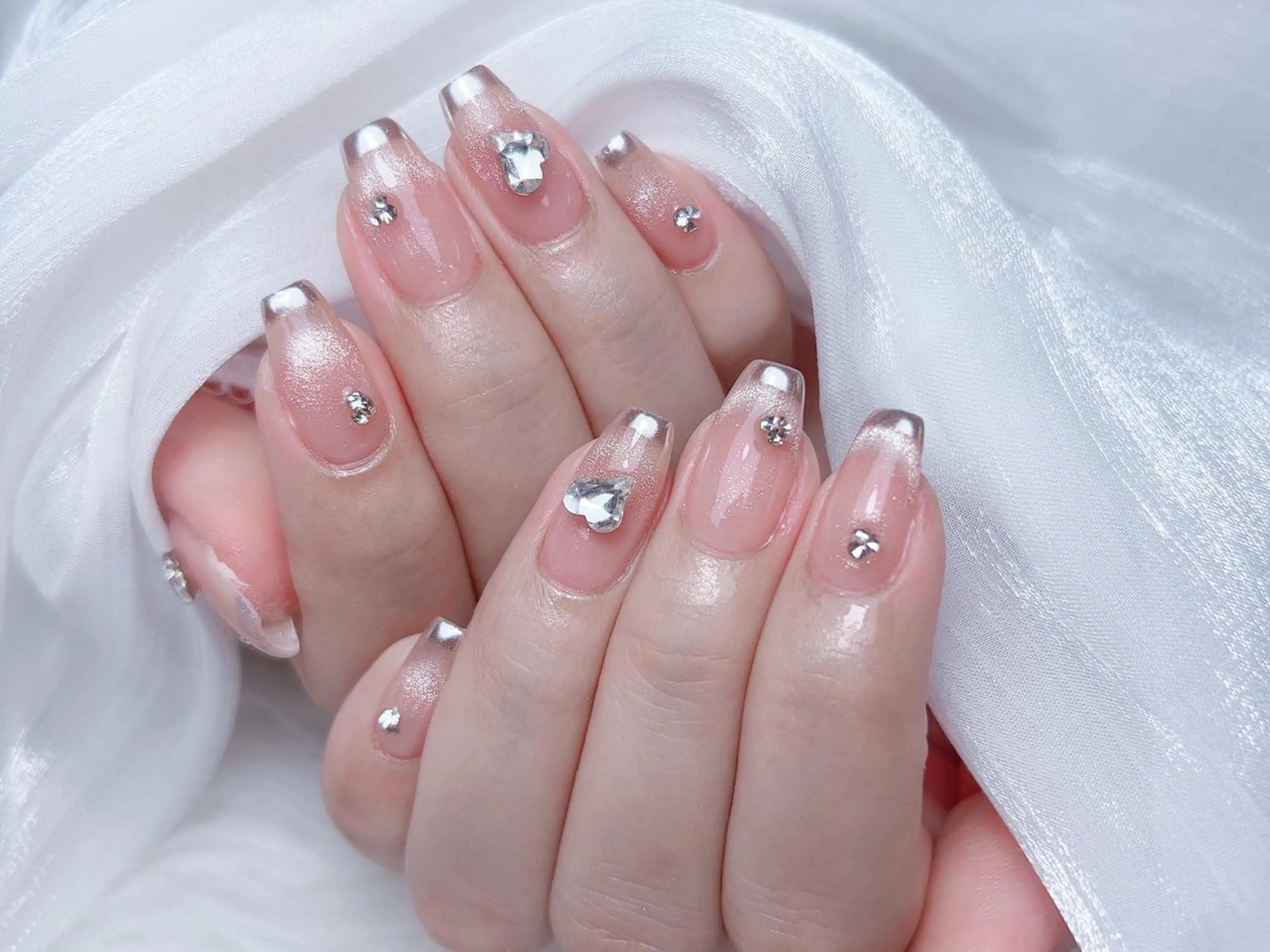 ネイル ハンドネイル M🌷nail 長さだし専門店のネイルデザイン