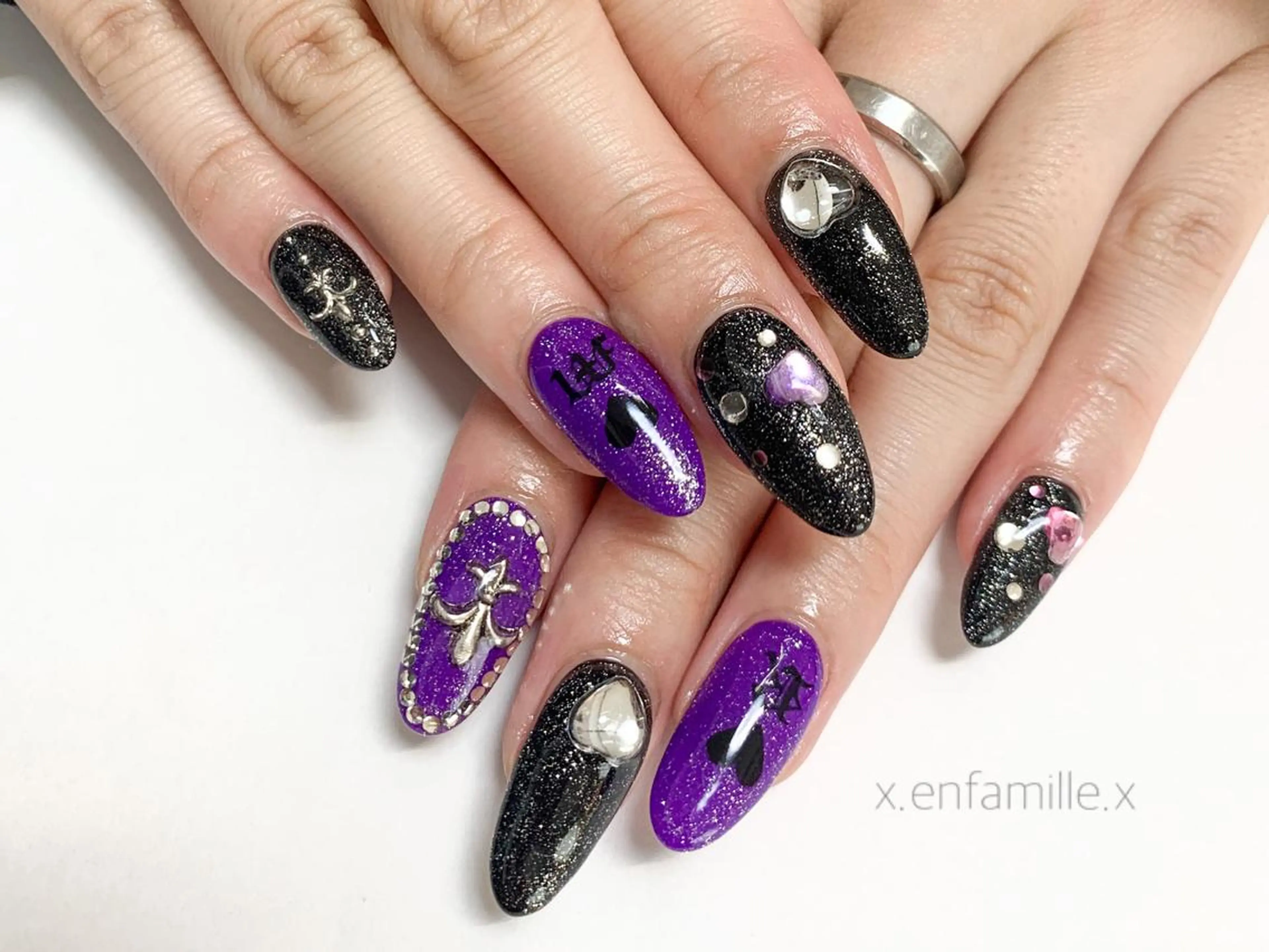 ネイル アートネイル ハンドネイル nail salon en familleのネイルデザイン