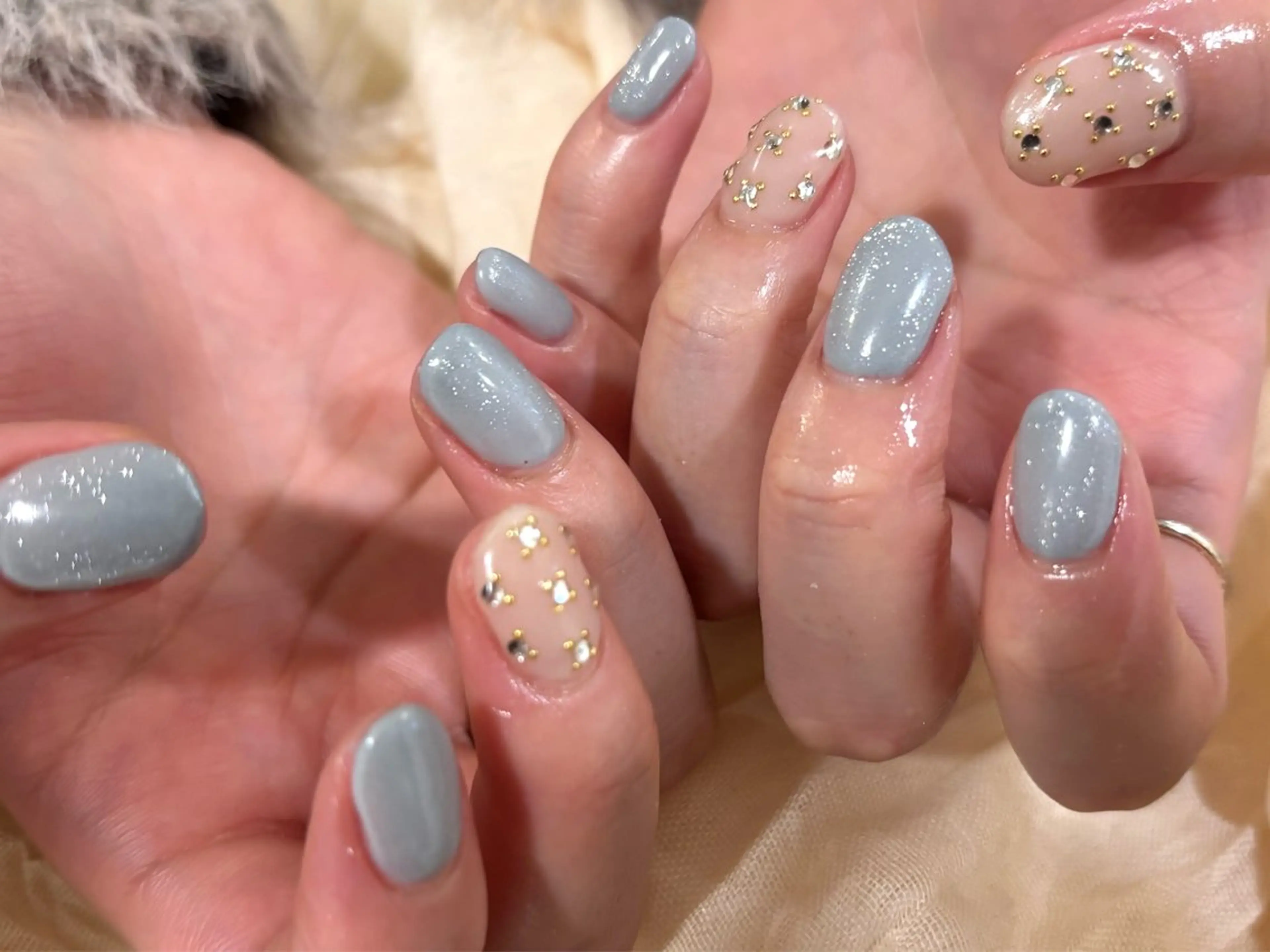 ネイル ハンドネイル Lino中目黒 🎀 パラジェルのネイルデザイン