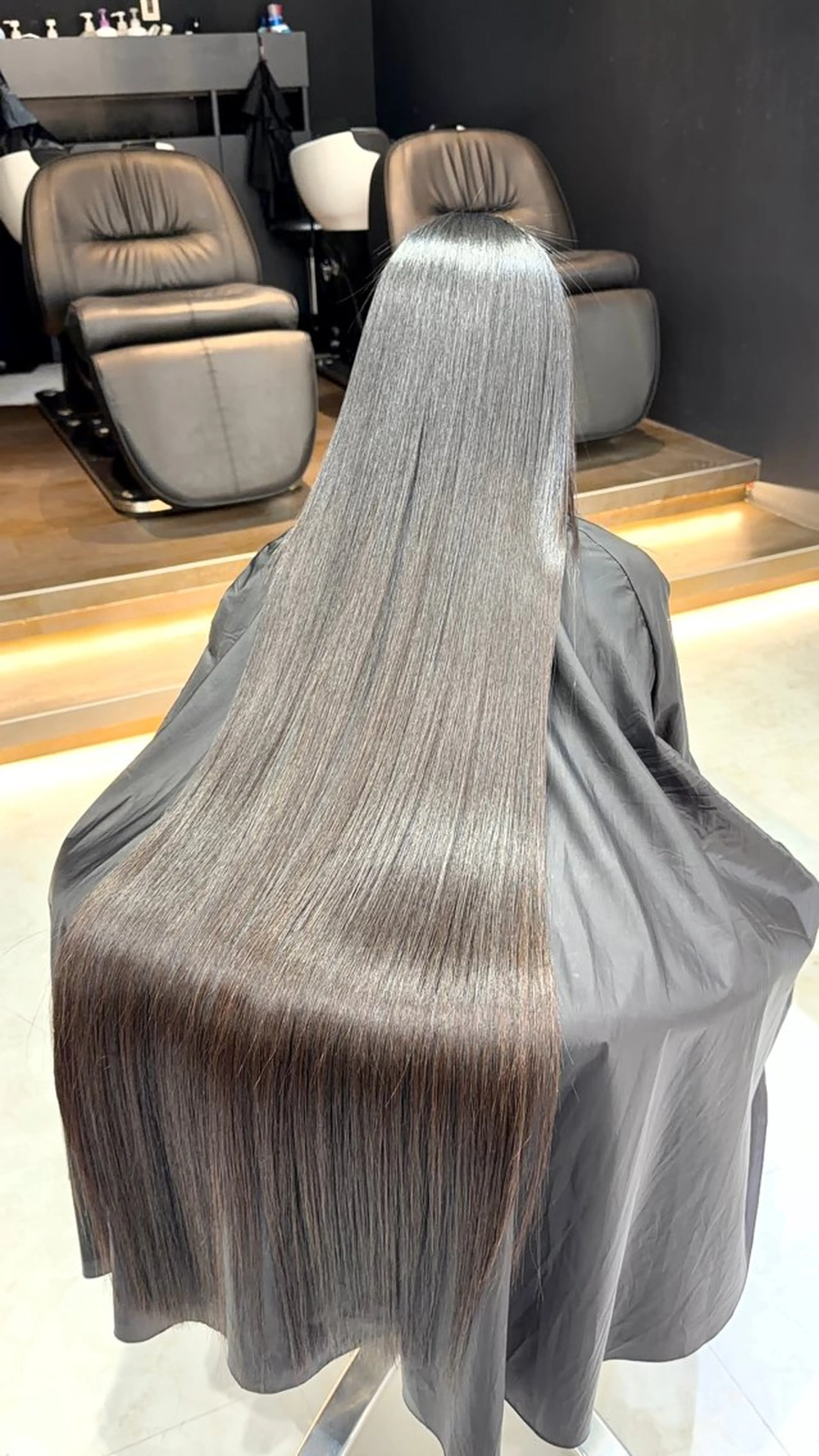 ロング 縮毛矯正 トリートメント カット ヘアカラー トリートメント 🫧髪質改善 講師🫧🍎幹細胞のヘアスタイル