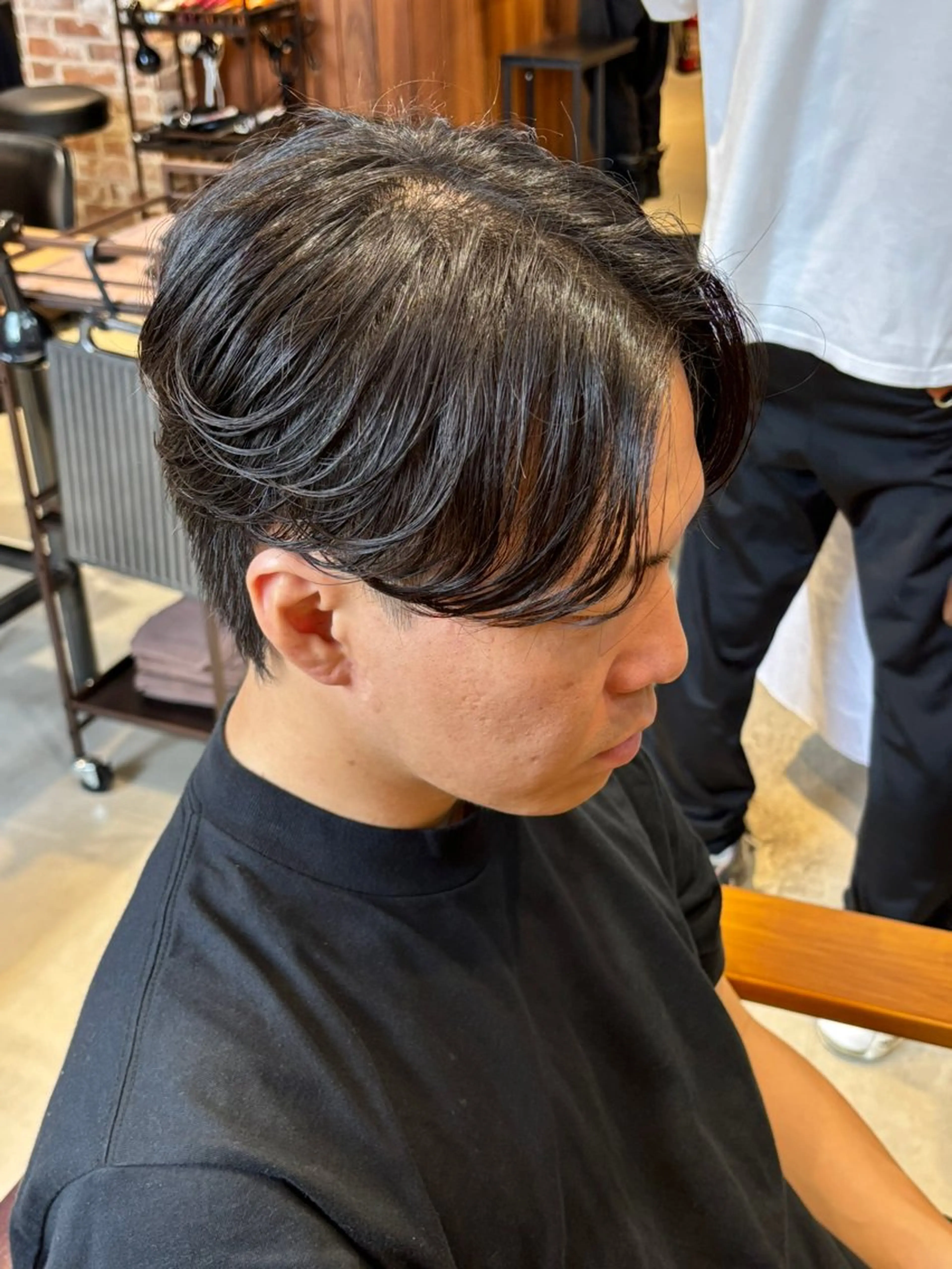 ショート パーマ メンズ メンズパーマ ニュアンスパーマ カット パーマ トリートメント パーマ職人DAIKI ツイスパ/波巻きのヘアスタイル