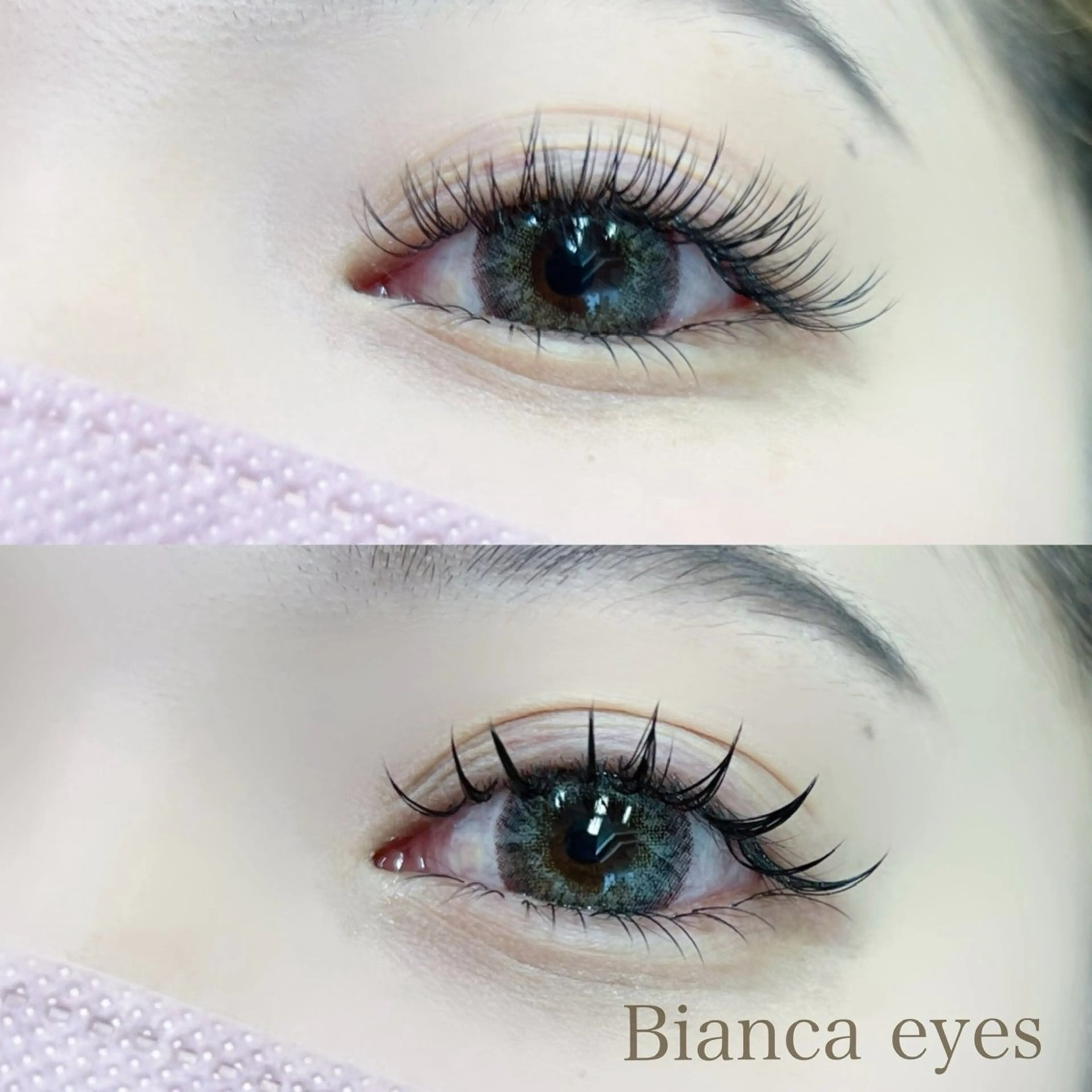 マツエク・マツパ マツエク Moe/韓国風/ 束感/キュート❤︎のマツエク・マツパデザイン