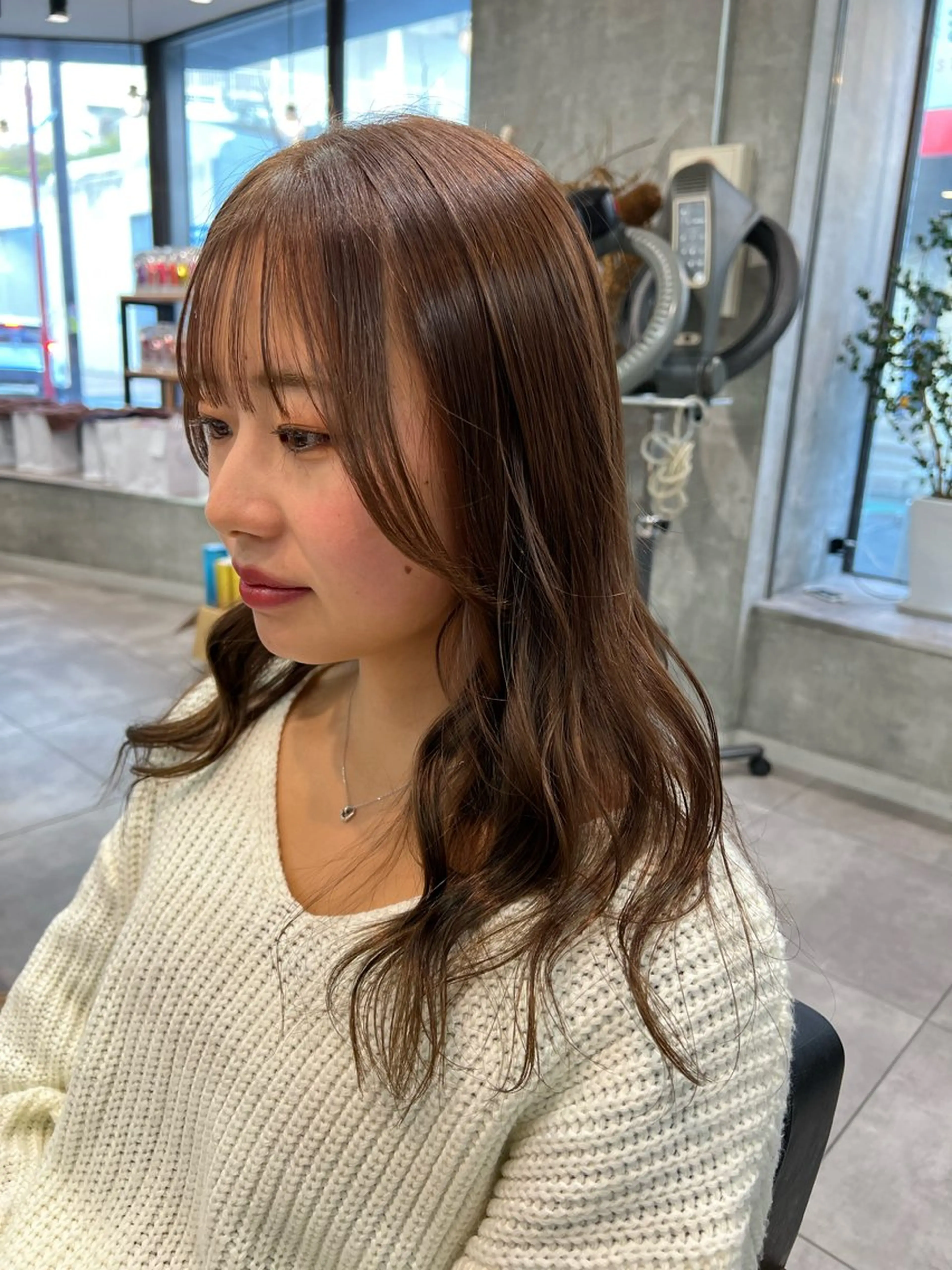 ロング カラー カット 縮毛矯正 🌞レイヤー×カラー 前川那津美🌞のヘアスタイル