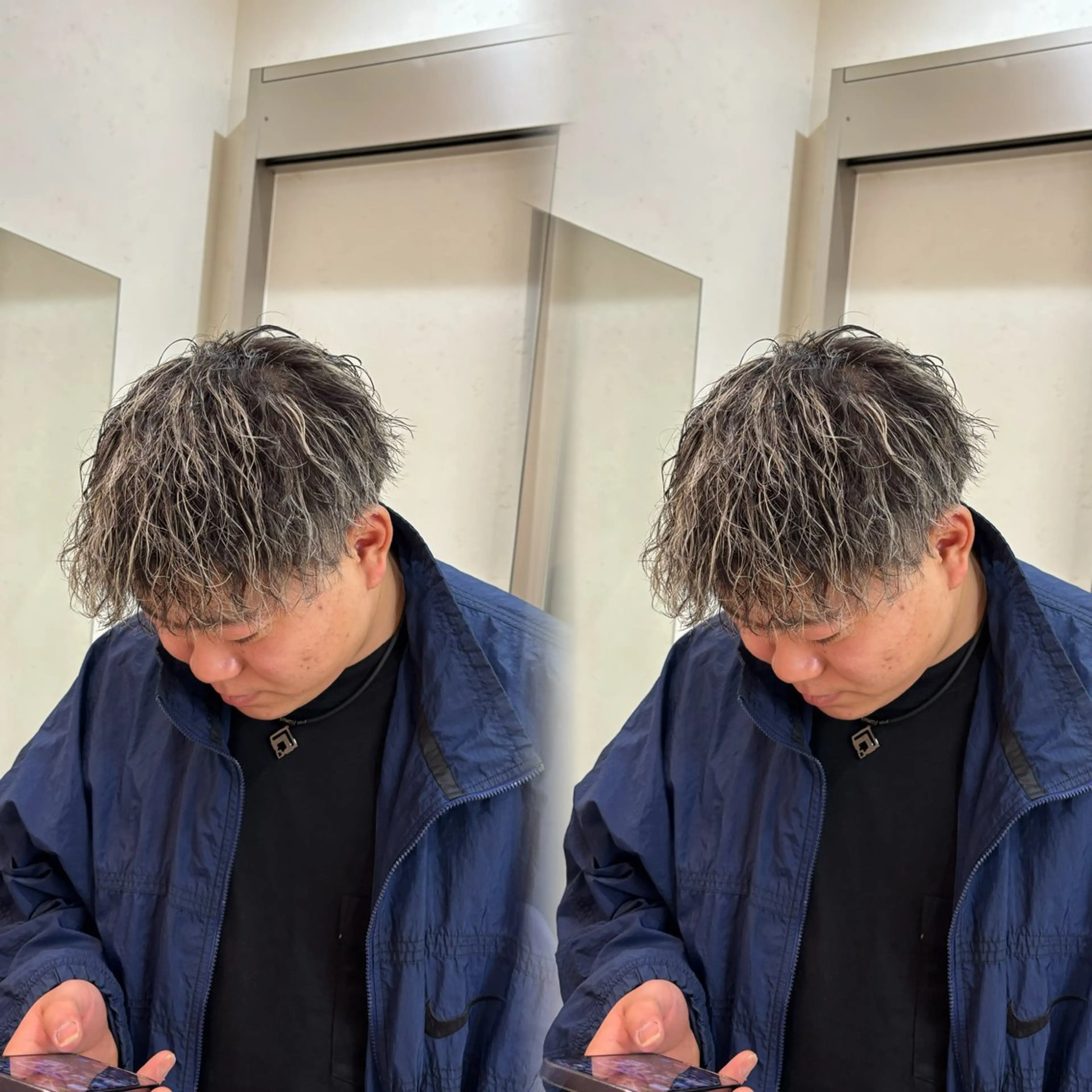 メンズ メンズメッシュ カット ヘアカラー 吉成 葉南のヘアスタイル