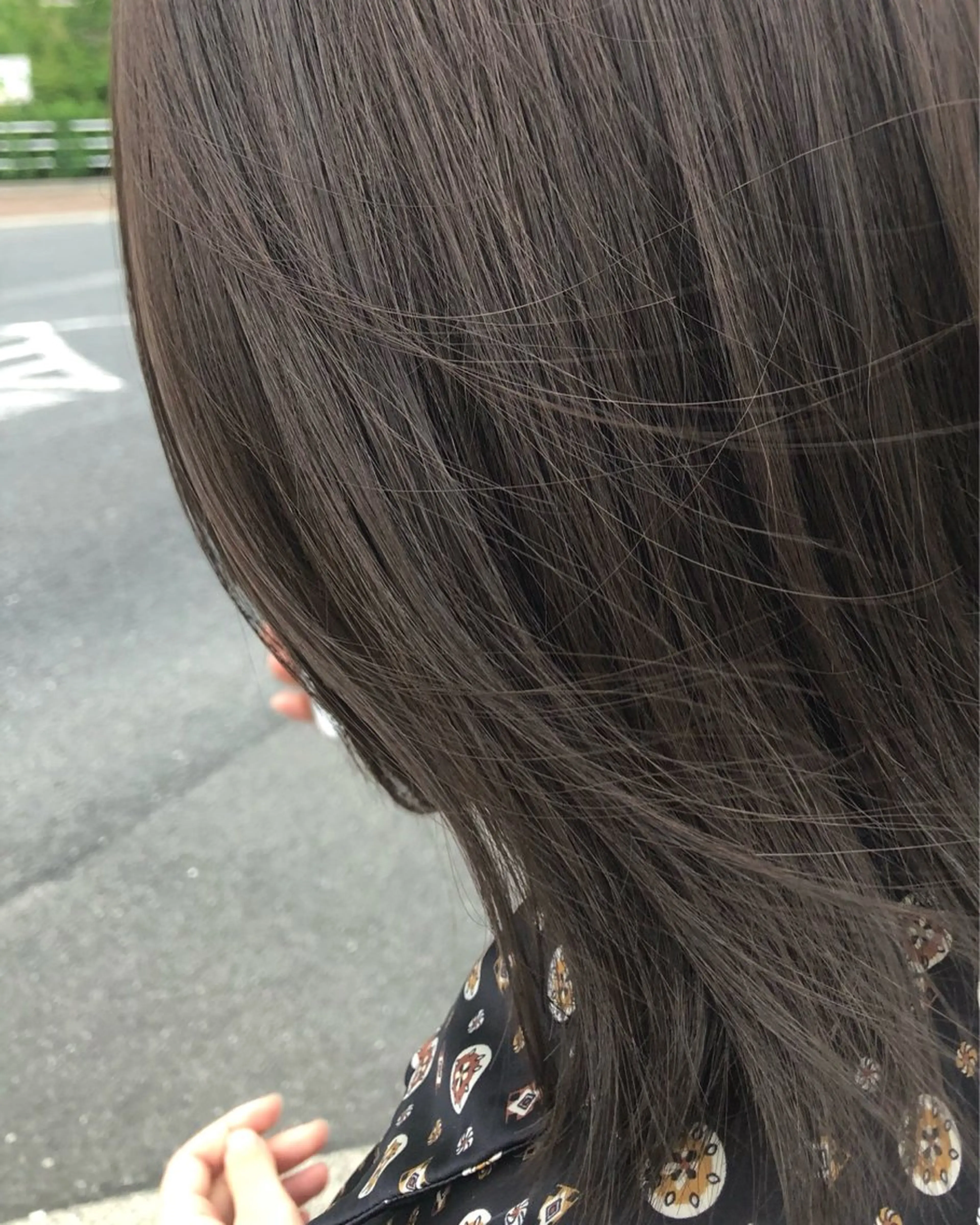 ブリーチなし透明感ツヤカラー+5Stepトリートメントの写真