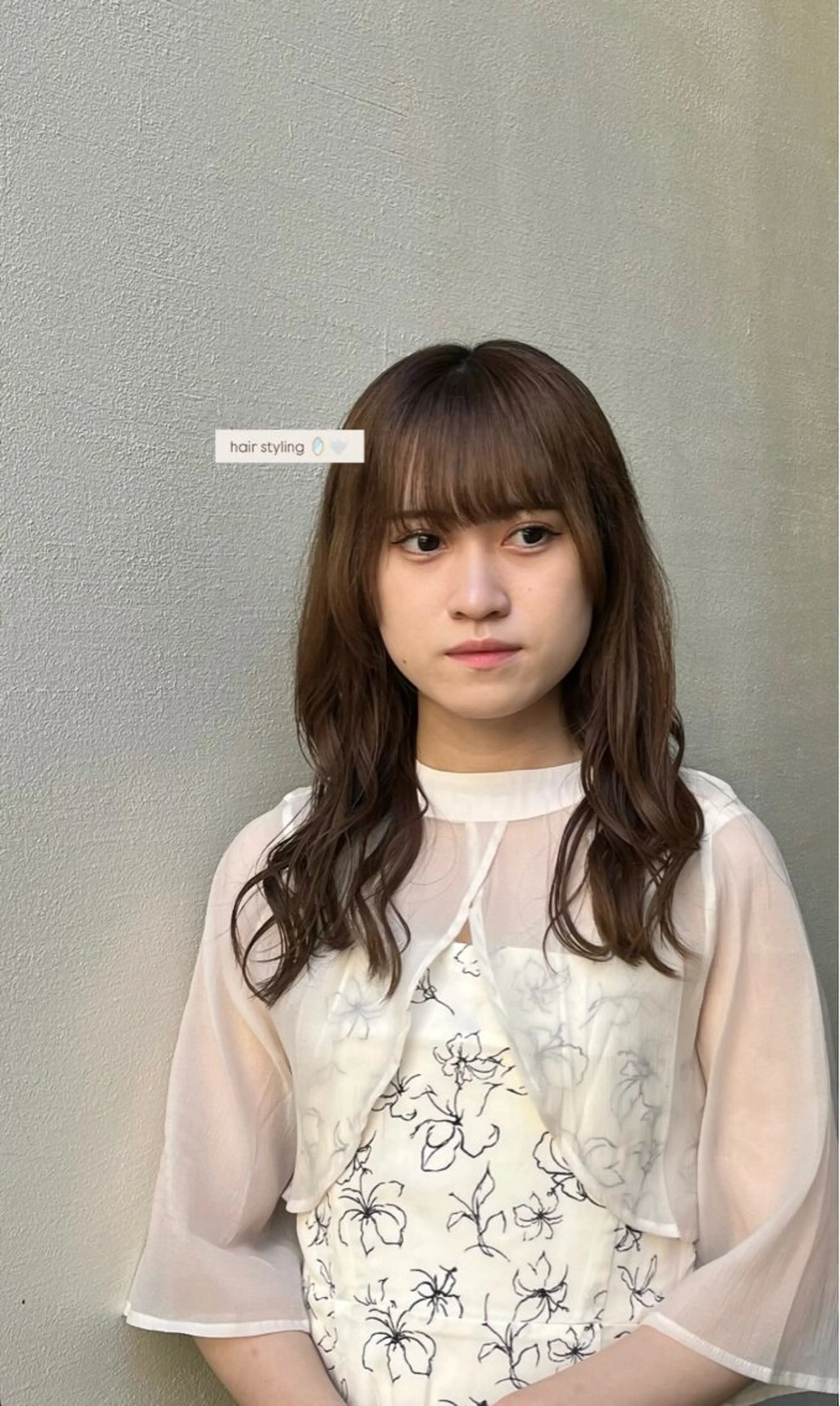 セミロング トリートメント ヘッドスパ Koharu🍓/ 透明感カラ－のヘアスタイル