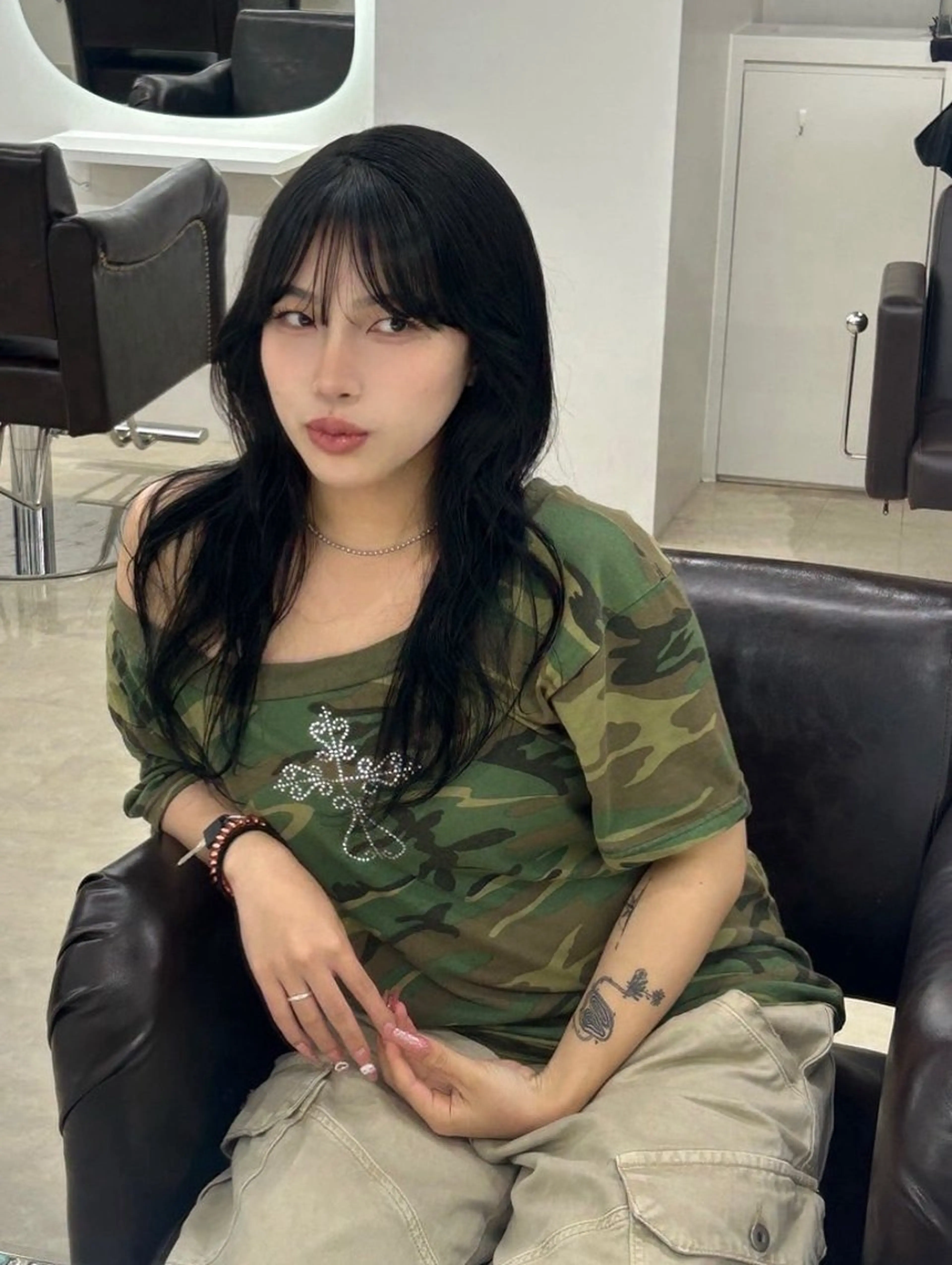 ロング カラー ヘアカラー 透明感/ブリーチカラ ー🦋Rico🦋のヘアスタイル