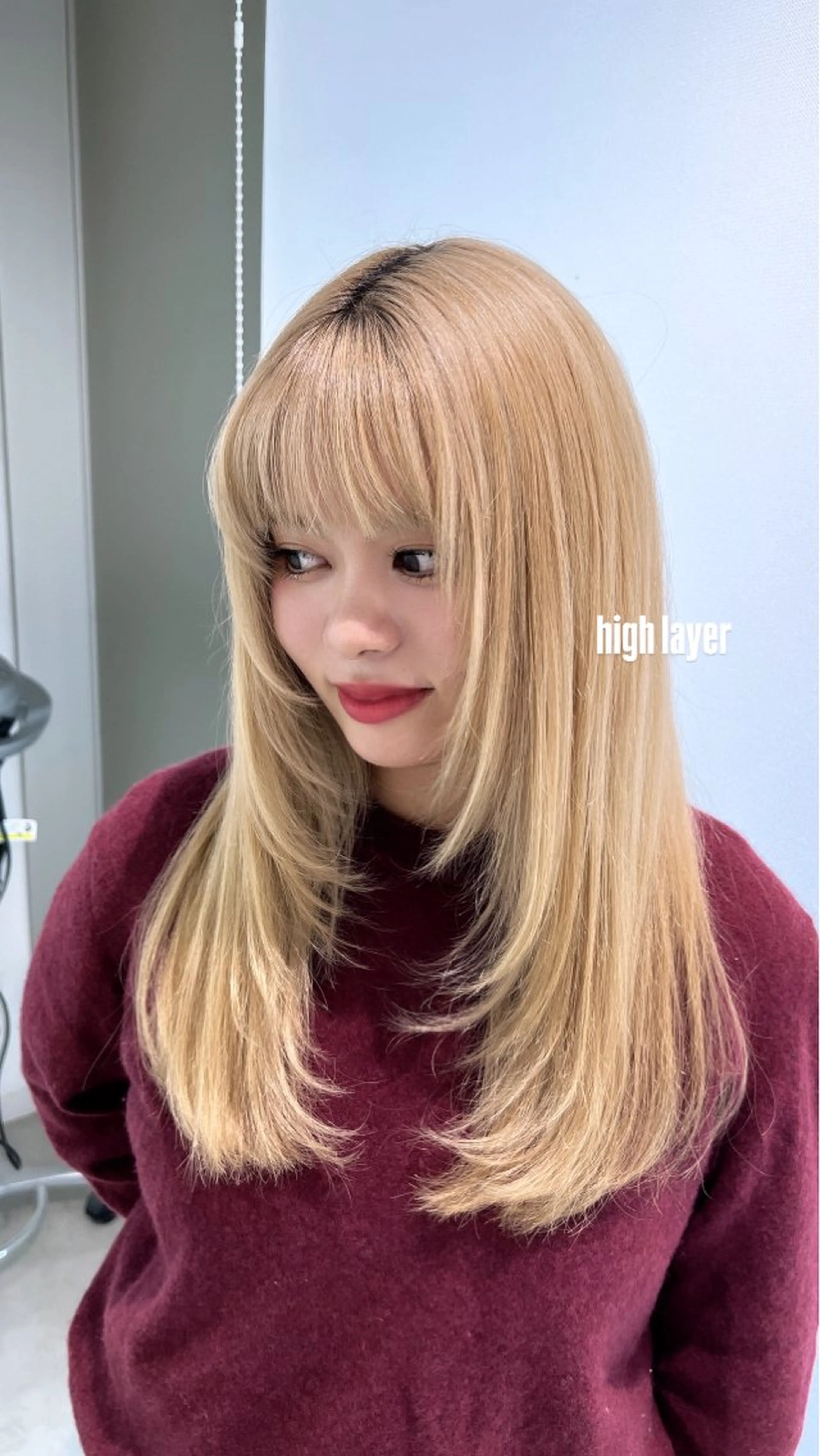 🎀🇰🇷顔まわりレイヤーカット/韓国バング🇰🇷🎀+シャンプーの写真