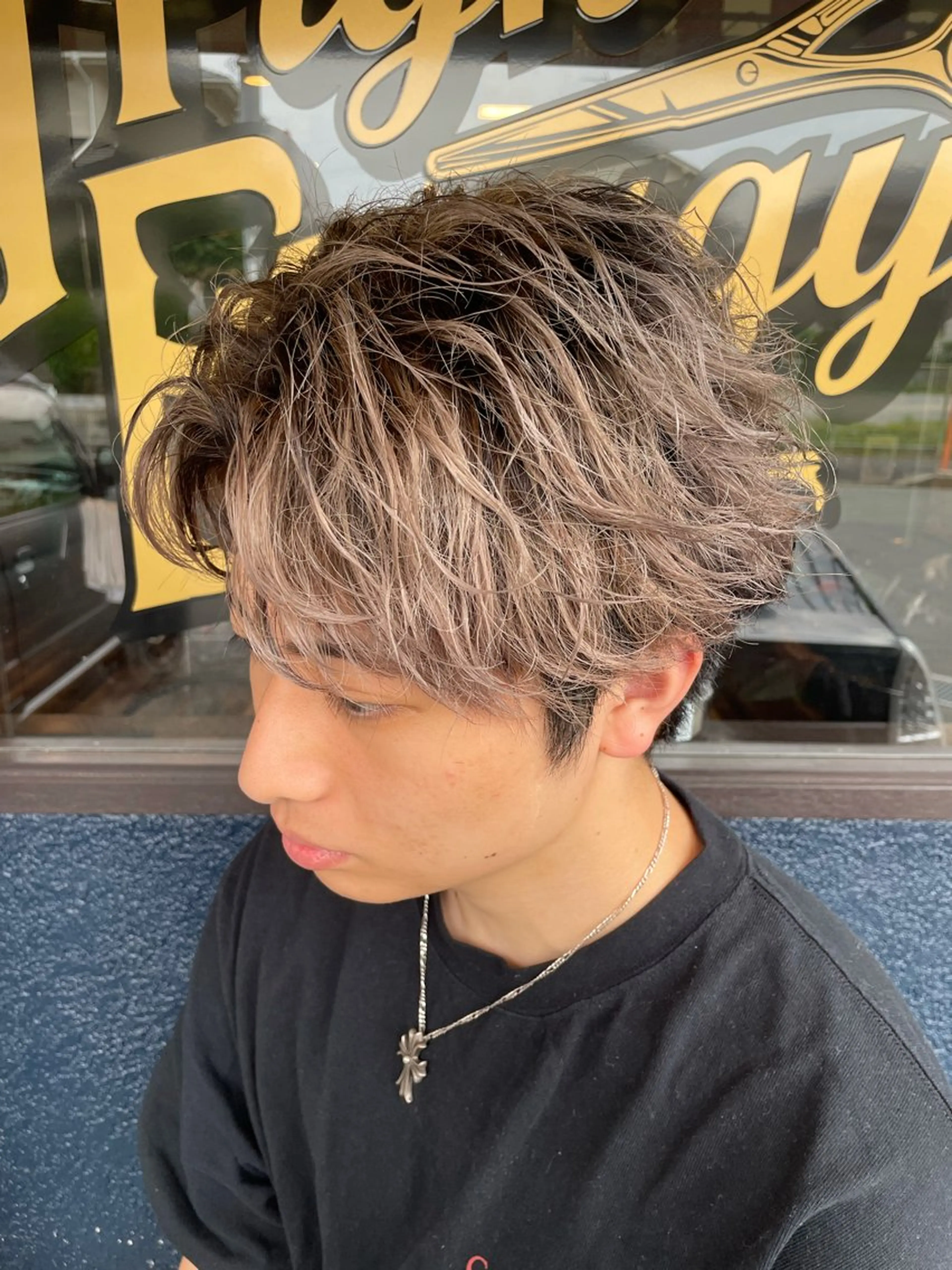 ショート カラー メンズ Baby’s breath所属・藤田 年哉のヘアスタイル