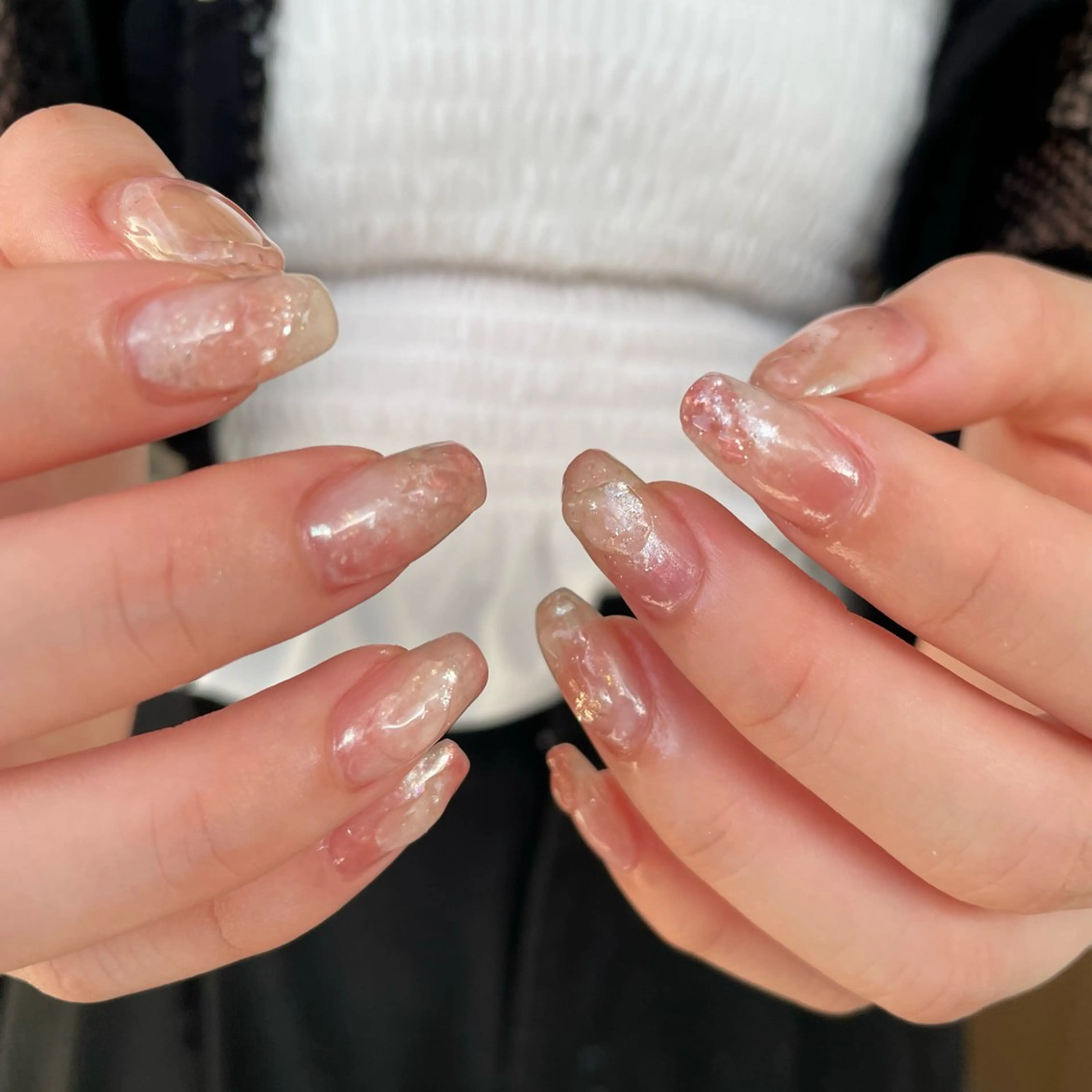 ネイル ハンドネイル カメレオン京橋🌻 草葉由佳のネイルデザイン