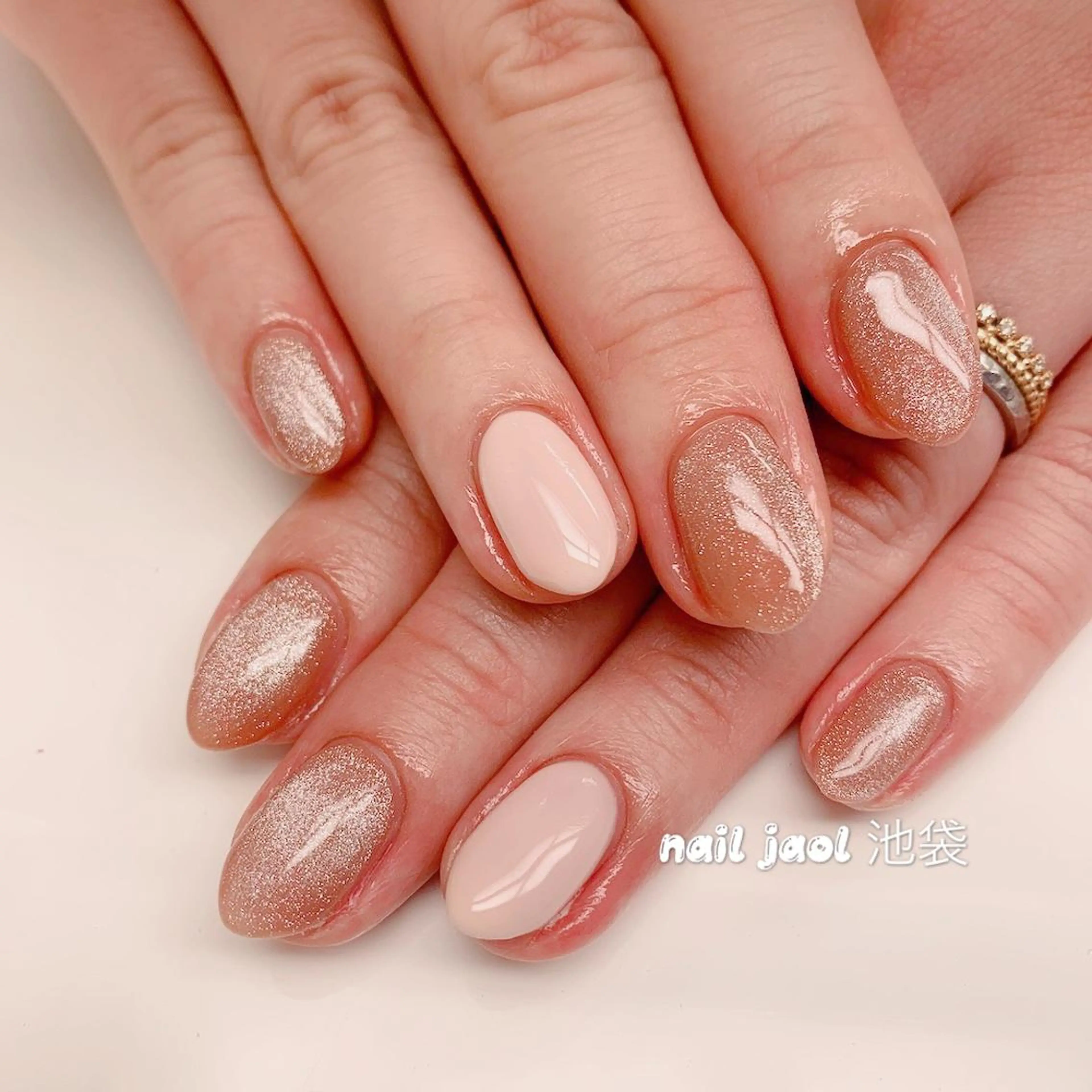 ミディアム nail jaol池袋店所属・ネイルJaol 池袋のネイルデザイン