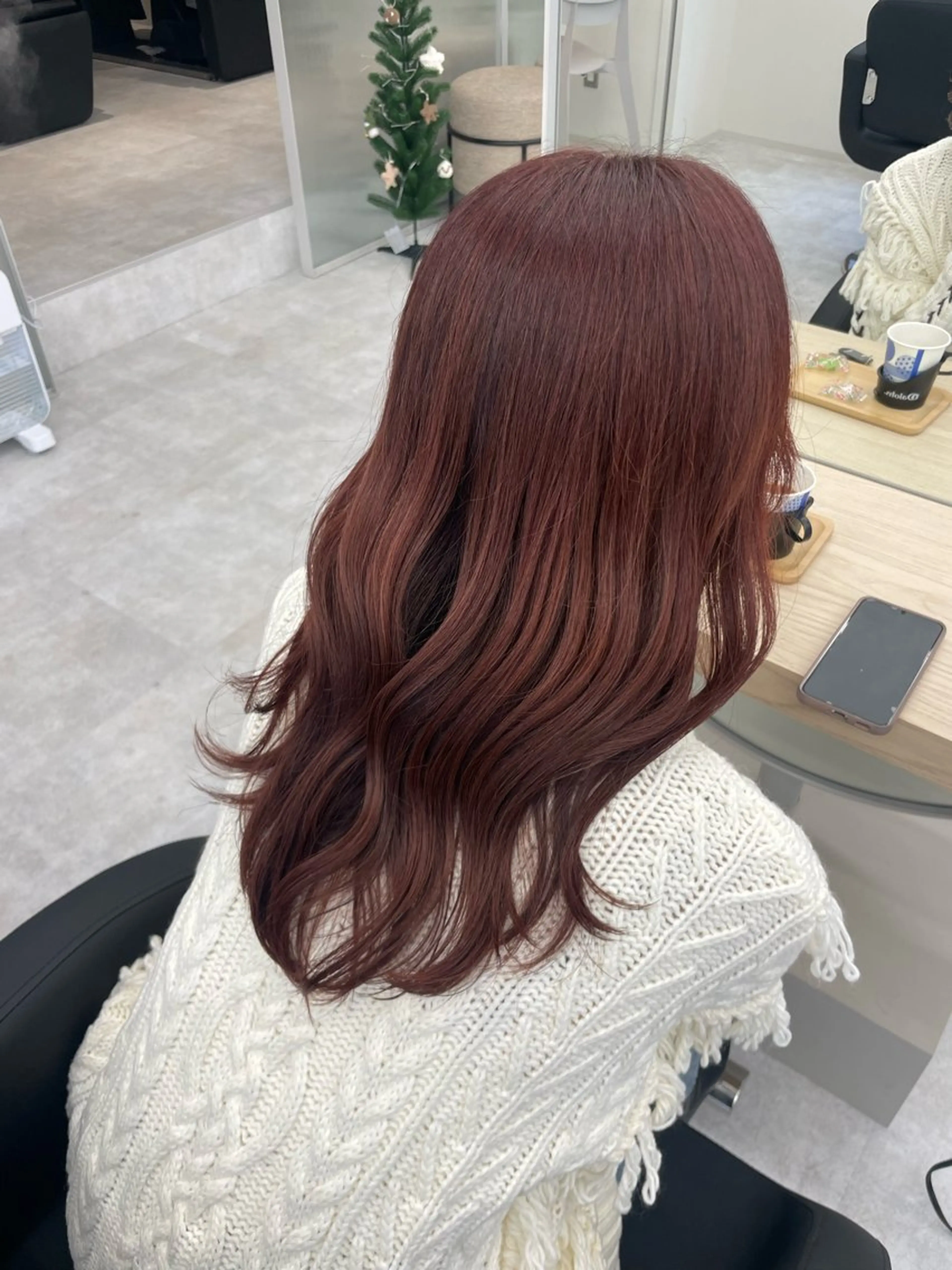 ロング カット ヘアカラー 抜け感style💎 𝑹𝑼𝑵𝑨のヘアスタイル