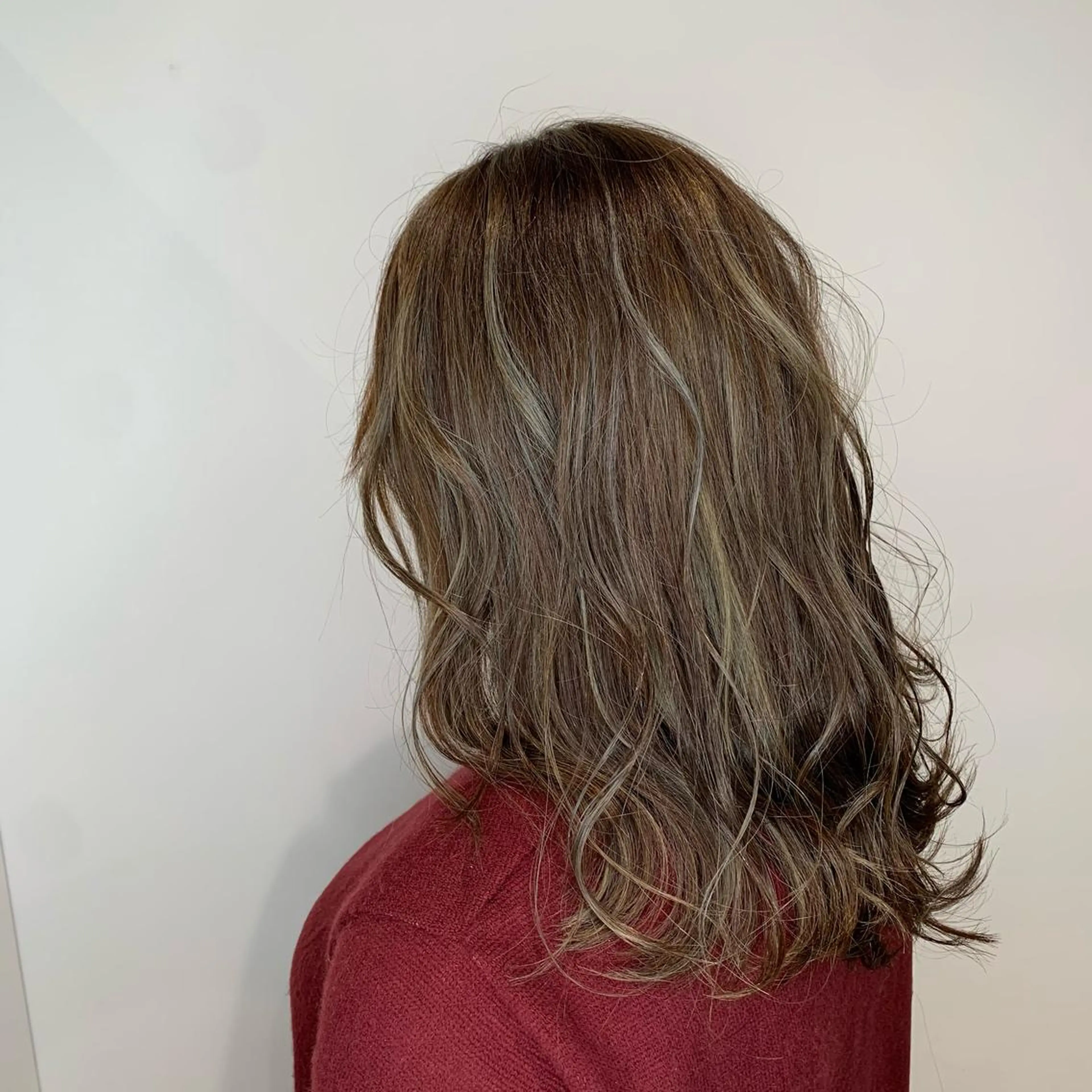 ロング カラー 似合わせスタイル 岡田勇哉のヘアスタイル