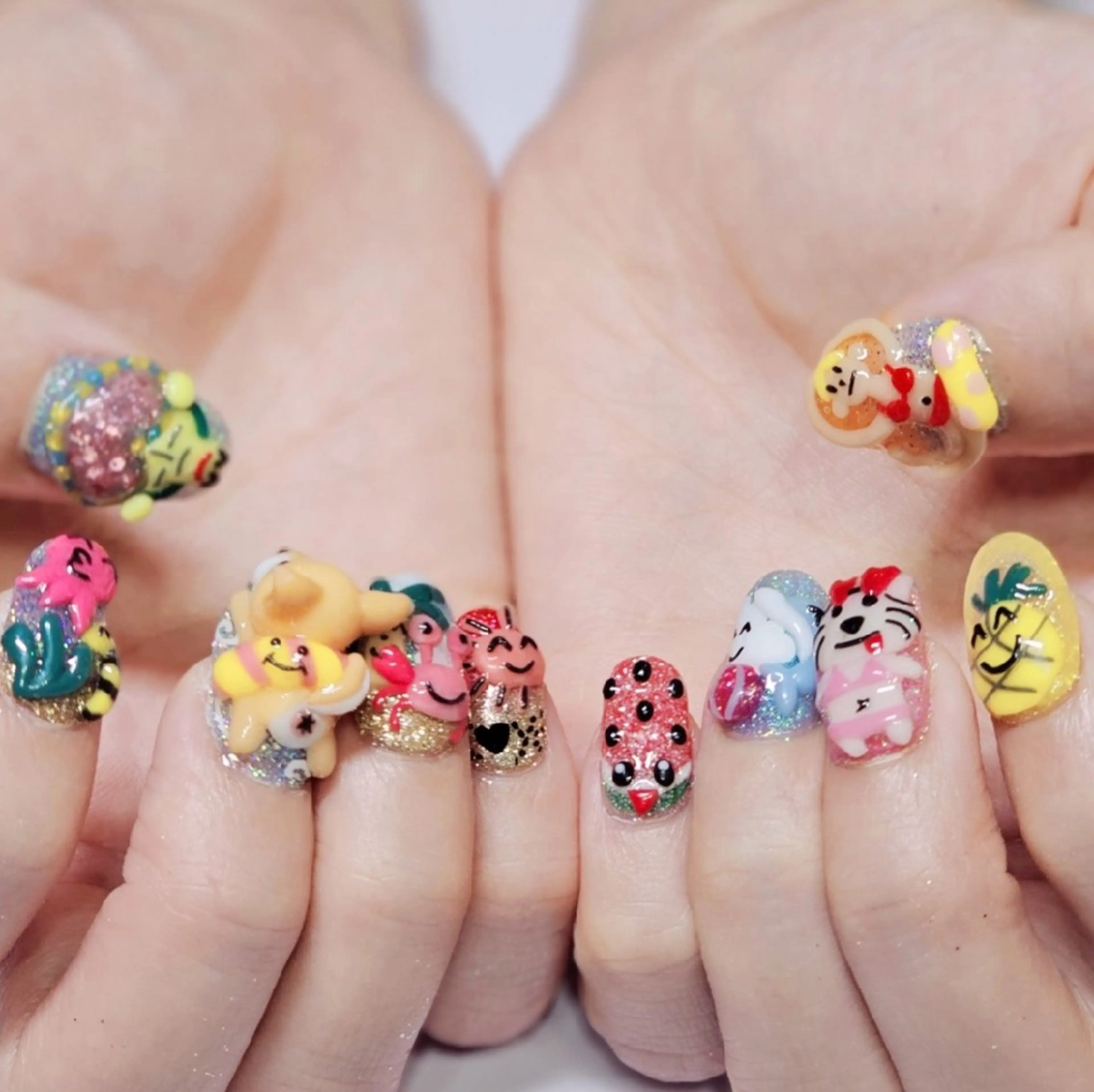 ネイル アートネイル 持ち込み ハンドネイル よしだ ひろきのネイルデザイン