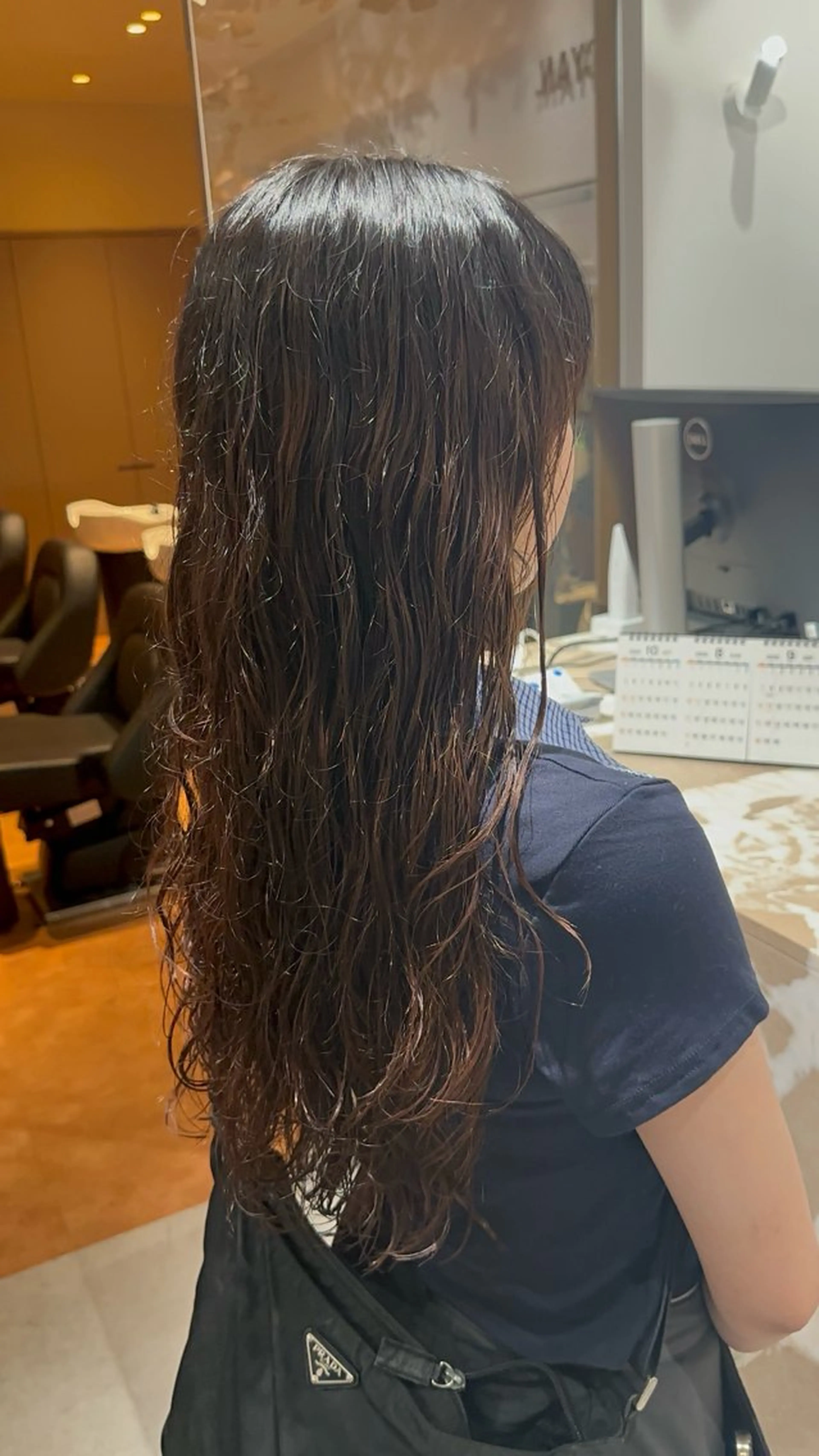 ロング 縮毛矯正 カット パーマ CYAN.大須店所属・小寺 柚初のヘアスタイル