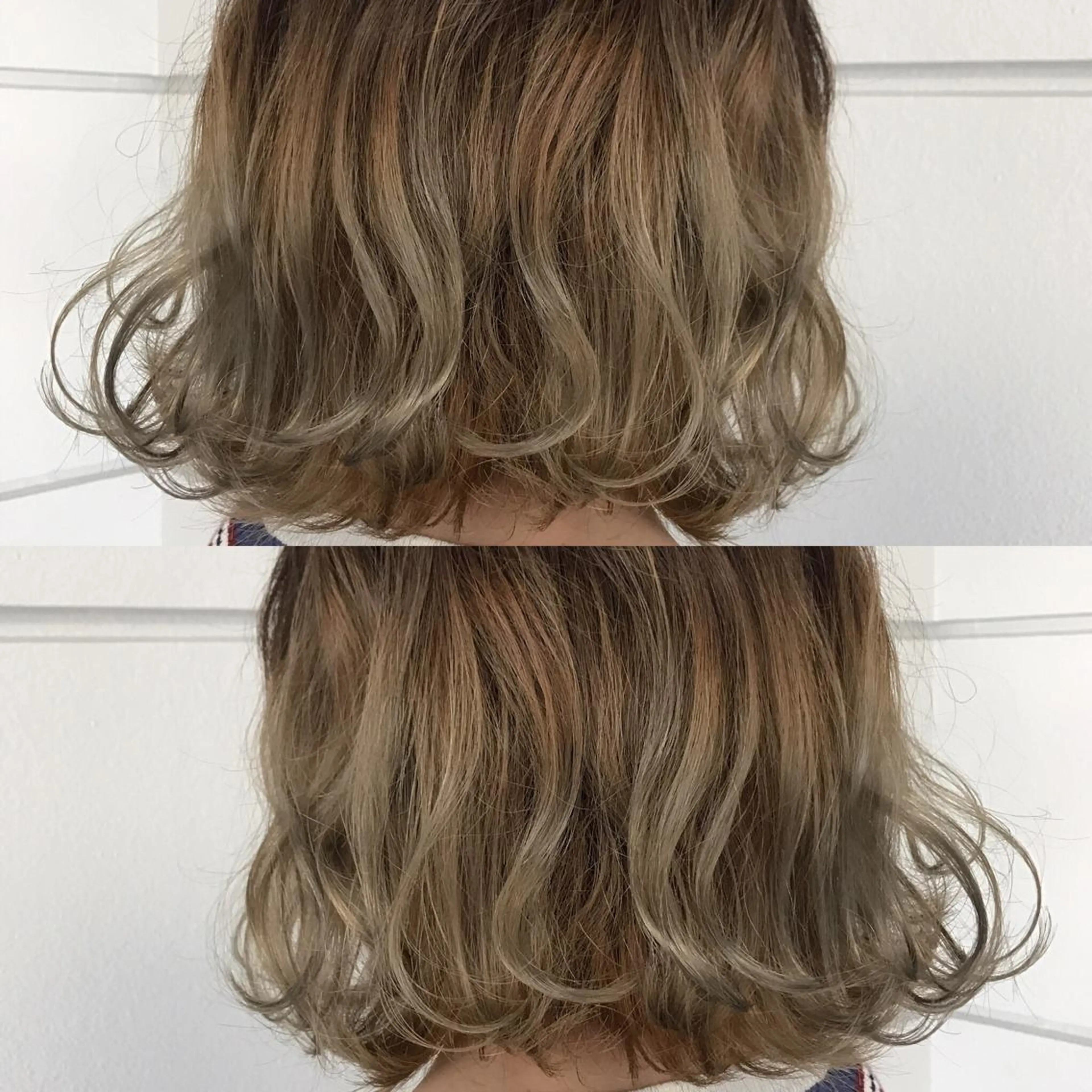 ショート カラー パーマ ヘアアレンジ グラデーションカラー ボブ olga所属・松尾謙佑【ハイライト LEDエクステ】のヘアスタイル