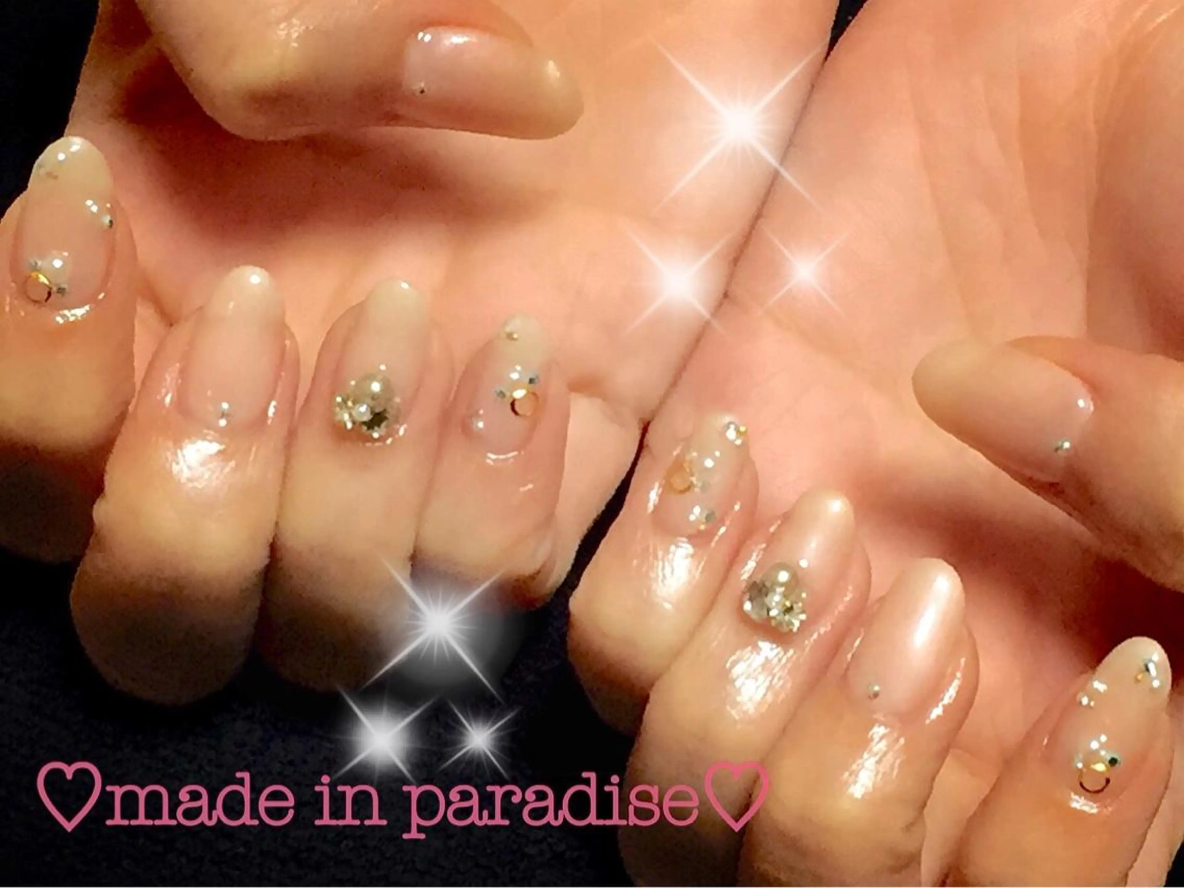 ネイル シンプルネイル うるま市サロン Yuko Izawaのネイルデザイン