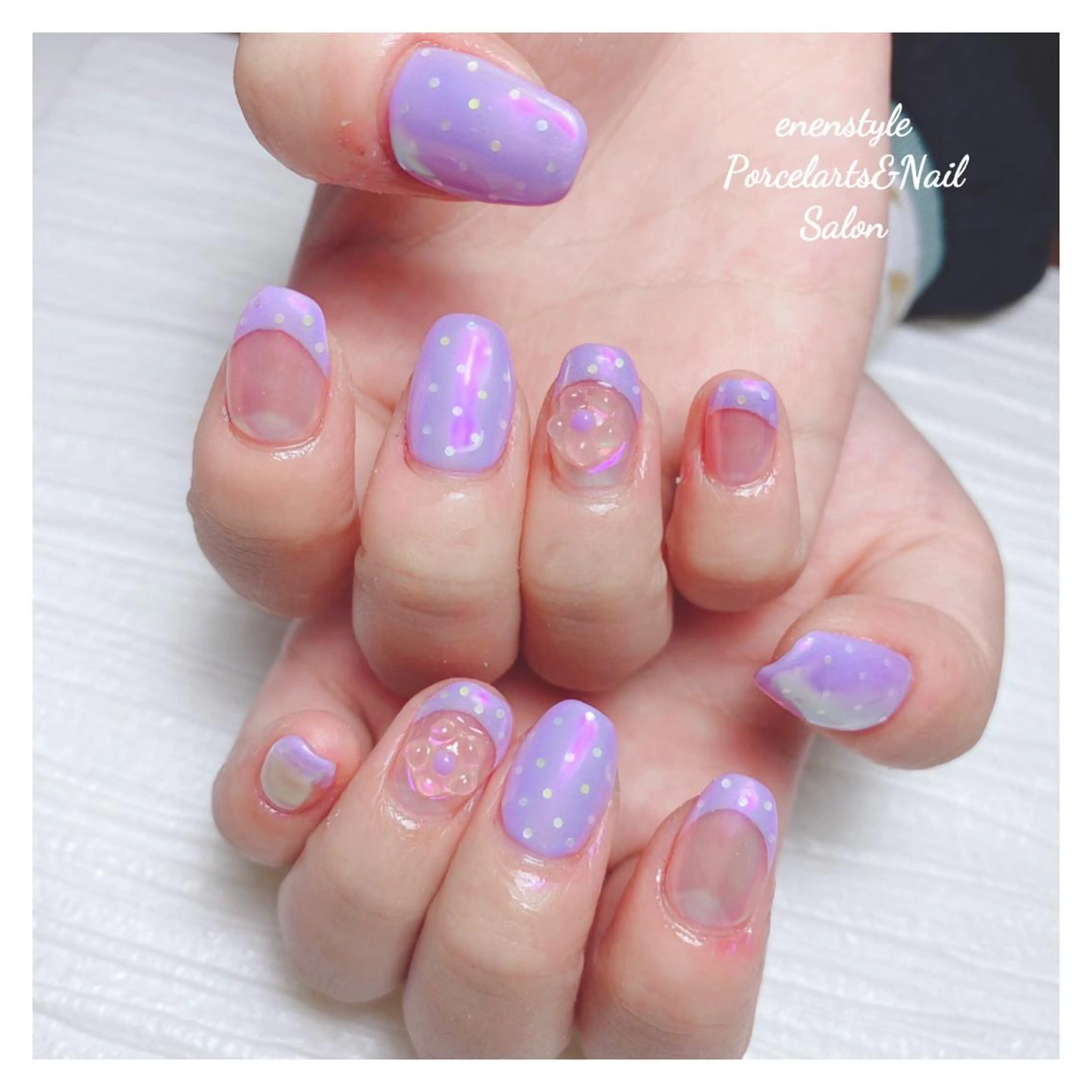 ミディアム ネイル 👑enen style👑のネイルデザイン