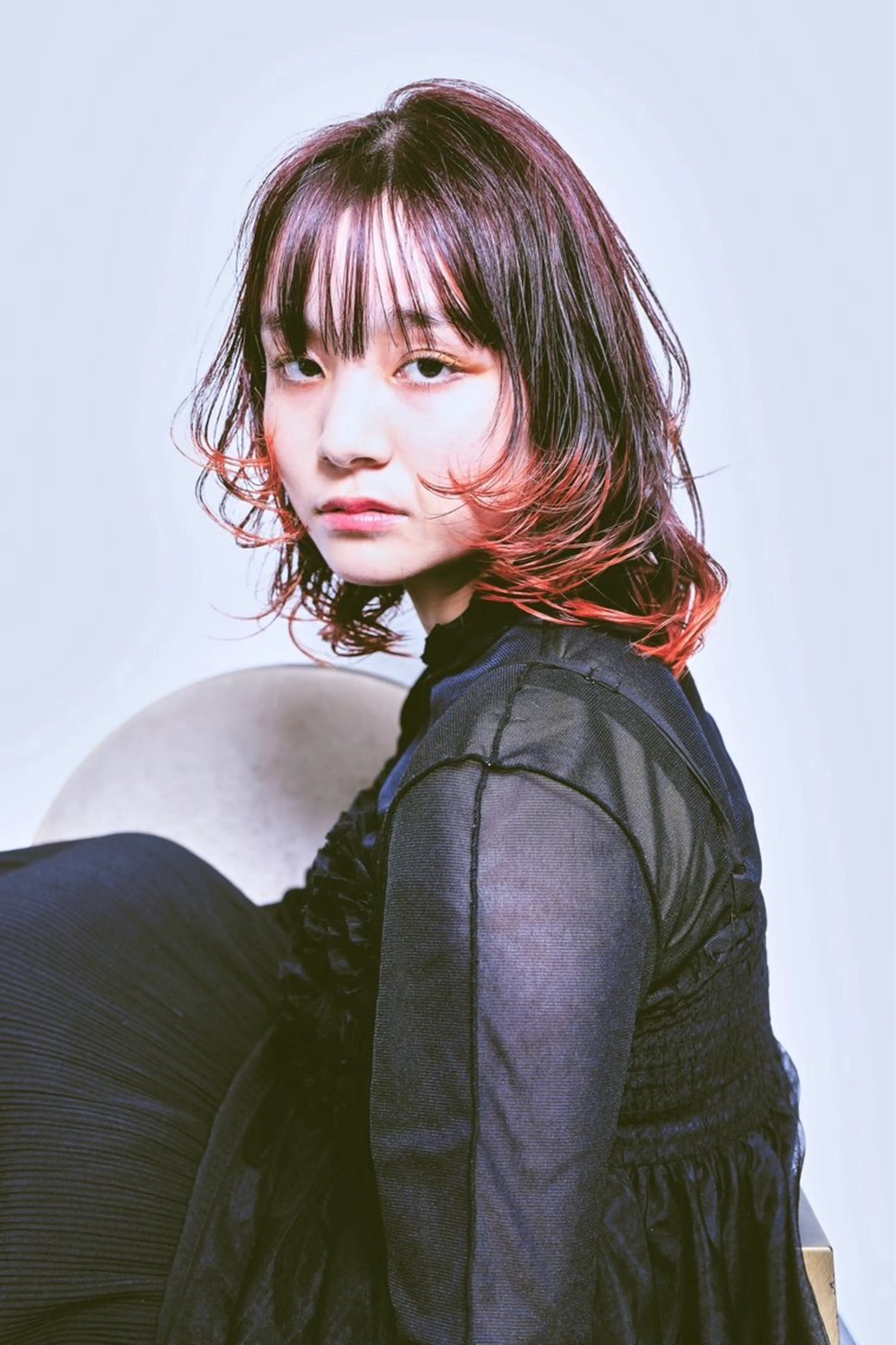 ロング ﾔﾏｼﾀ ﾘﾘのヘアスタイル